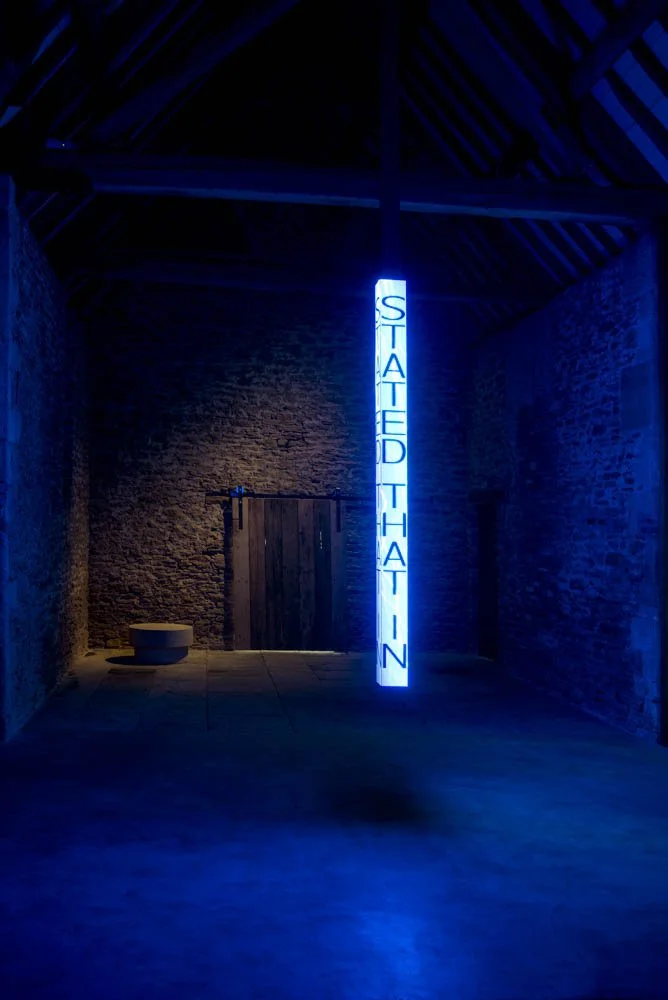 Site: Hauser & Wirth Somerset, Bruton, England
July 12–November 1, 2015
Text: U.S. government documents
Photo: Ken Adlard
