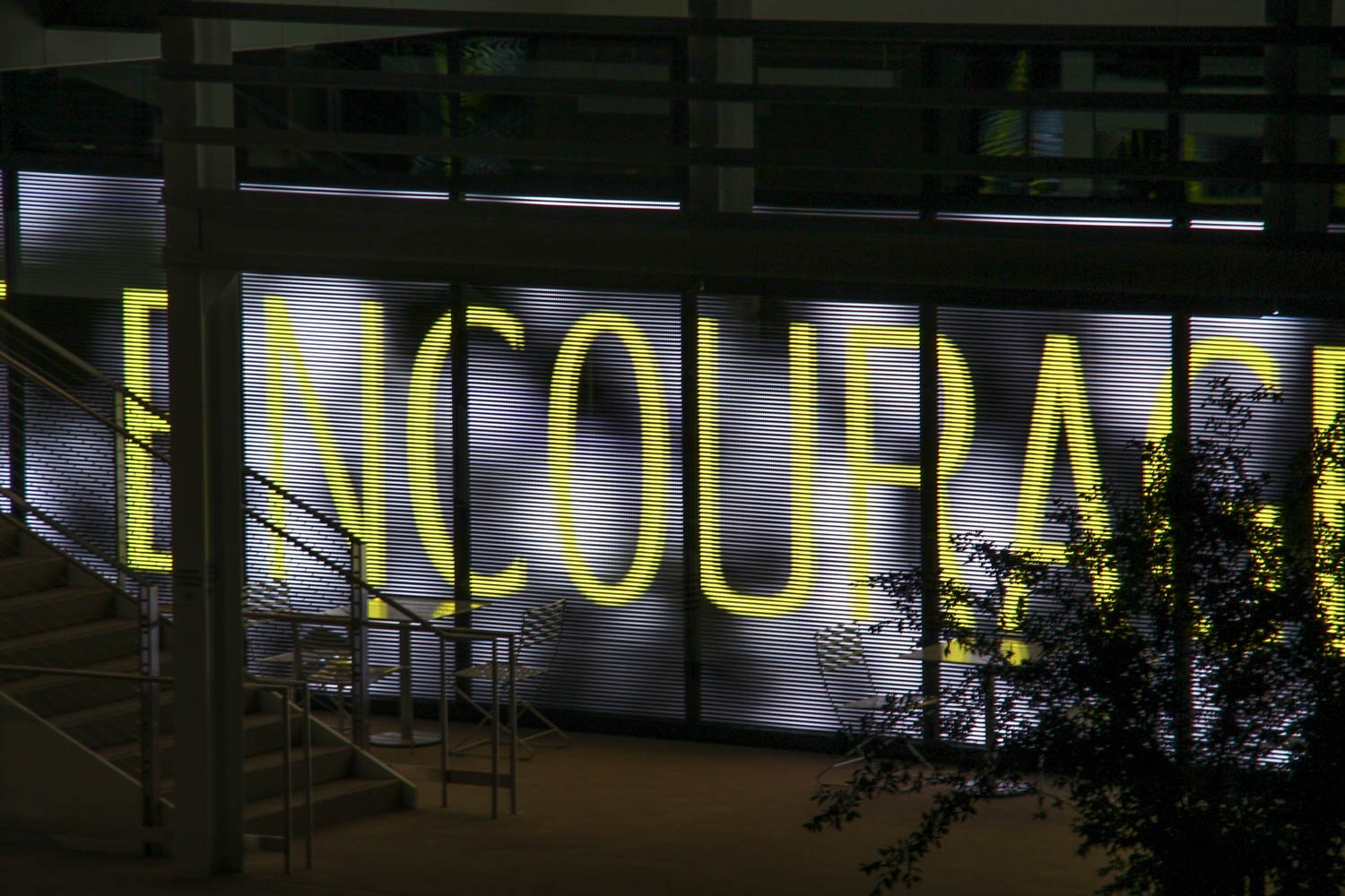 Site: Qualcomm Headquarters, San Diego, California, USA
November 6, 2015–
Text: Living, 1980–82
Photo: Don Rayner Jr.