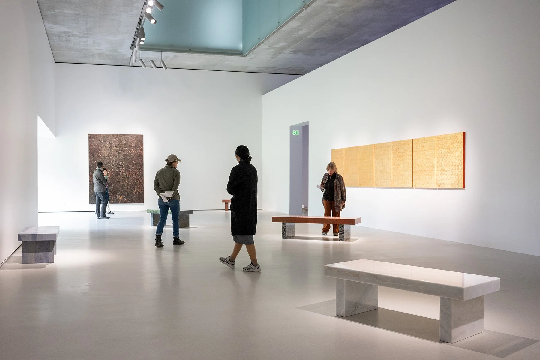 Exhibition view: Jenny Holzer, Glenstone Museum, Potomac, Maryland, USA, 2025

© 2025 Jenny Holzer, member Artists Rights Society (ARS), NY

Photo: Filip Wolak