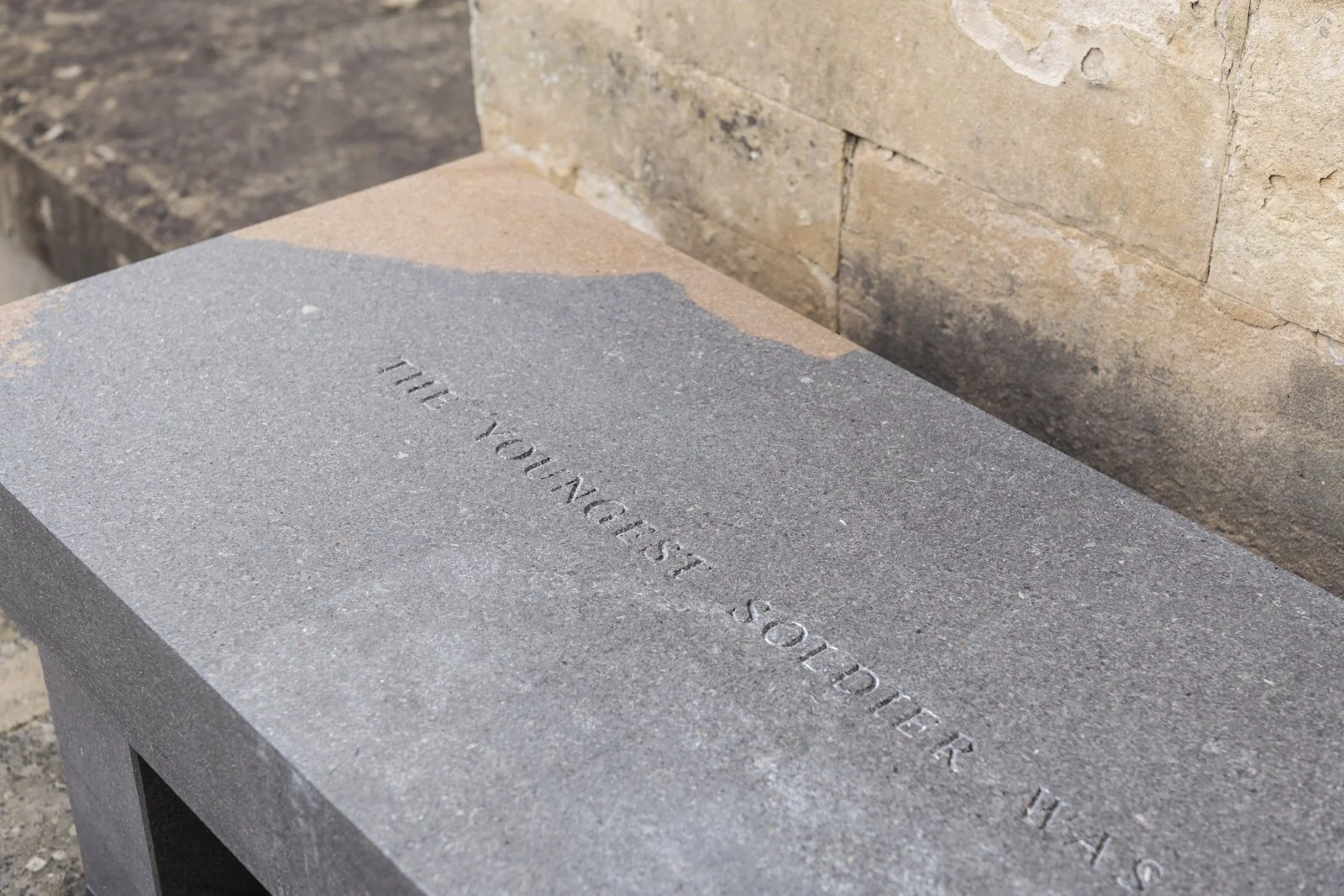 THE YOUNGEST SOLDIER, 2017 (detail)
Installation: SOFTER: Jenny Holzer at Blenheim Palace, Blenheim Palace, Woodstock, England, 2017
September 29–December 31, 2017
Text: “He Had No Overcoat” from Building the Barricade by Anna Świrszczyńska, English 