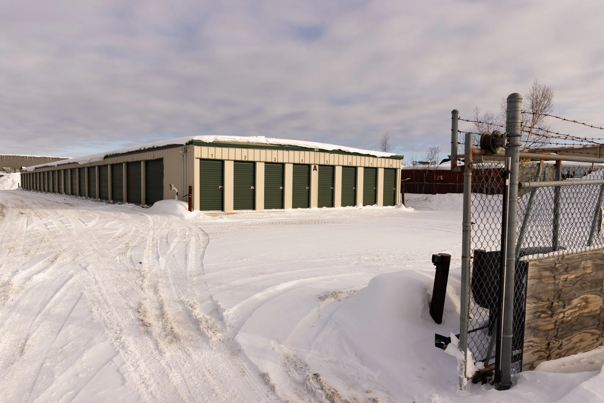 Gated and secure property at Available Storage in the South End of Sudbury