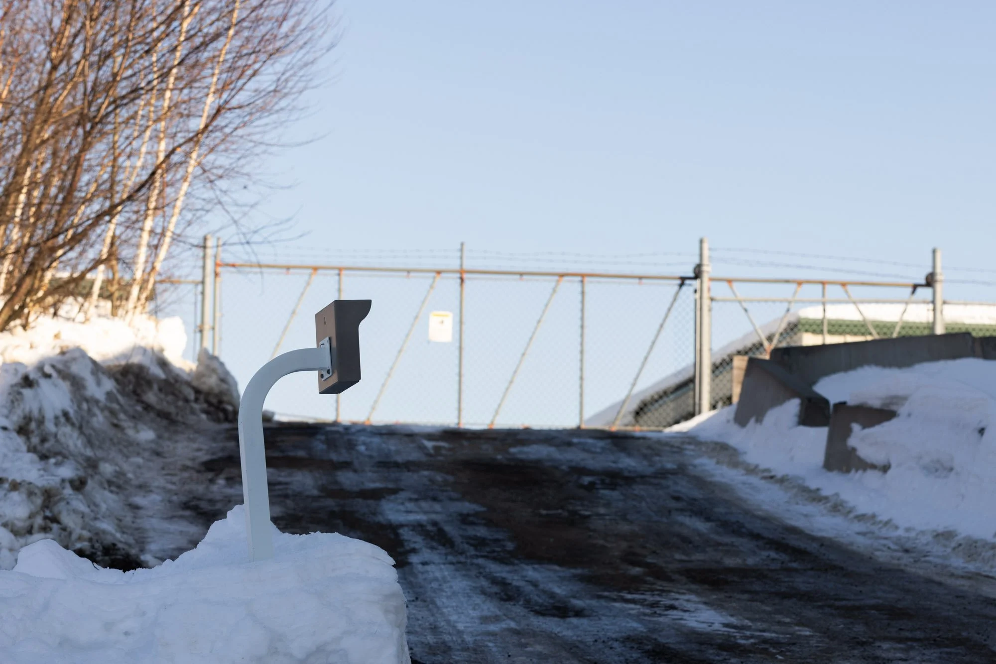 Gated, secure storage facility property