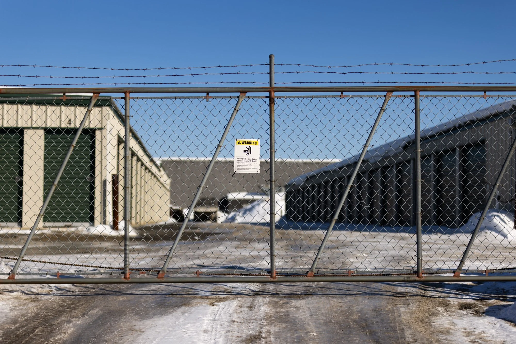 Gated and secure property at Available Storage in Sudbury