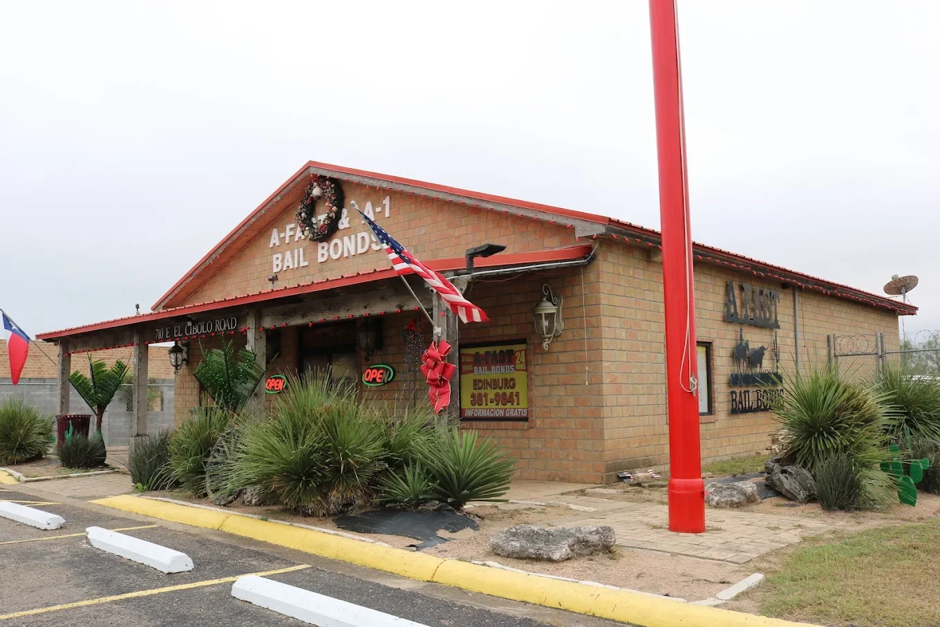 A-Fast Bail Bonds office at 710 E El Cibolo Road Edinburg TX