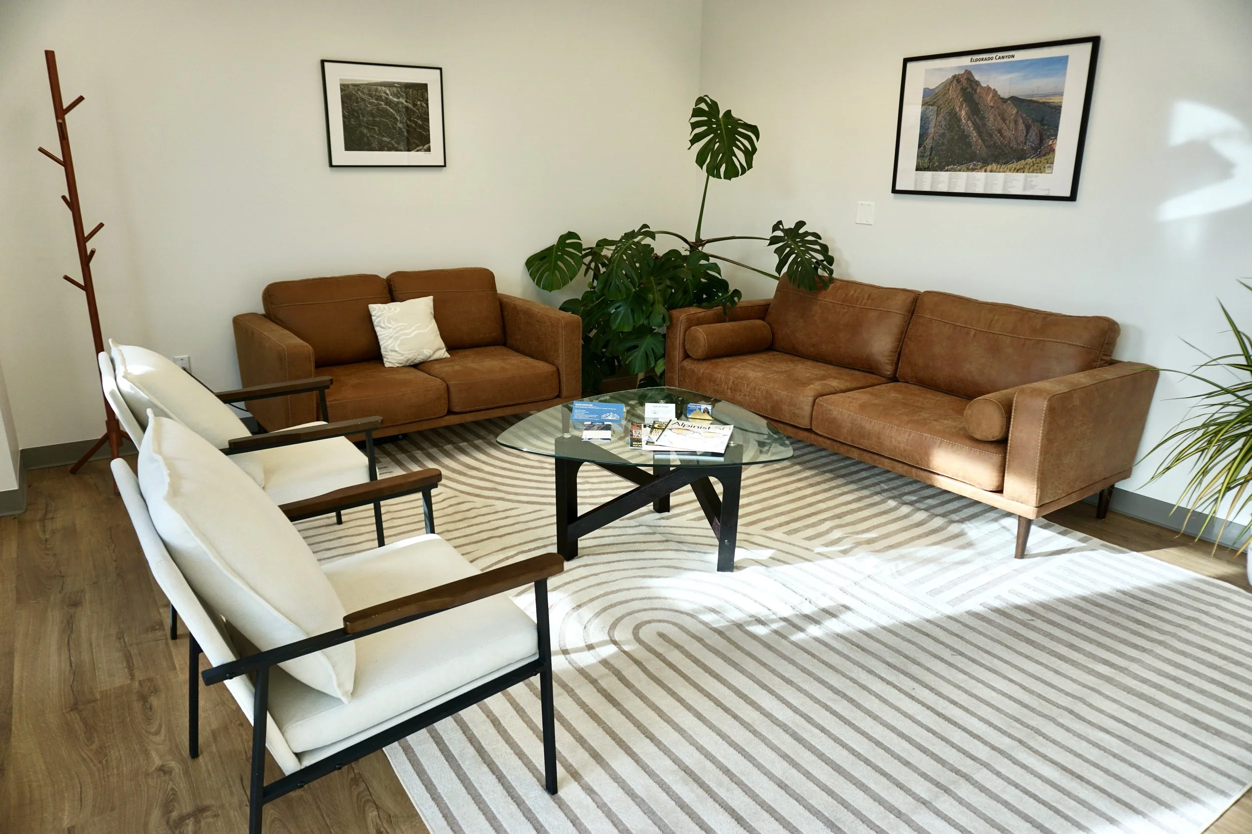 Base Camp Health patient welcome room in Boulder, CO