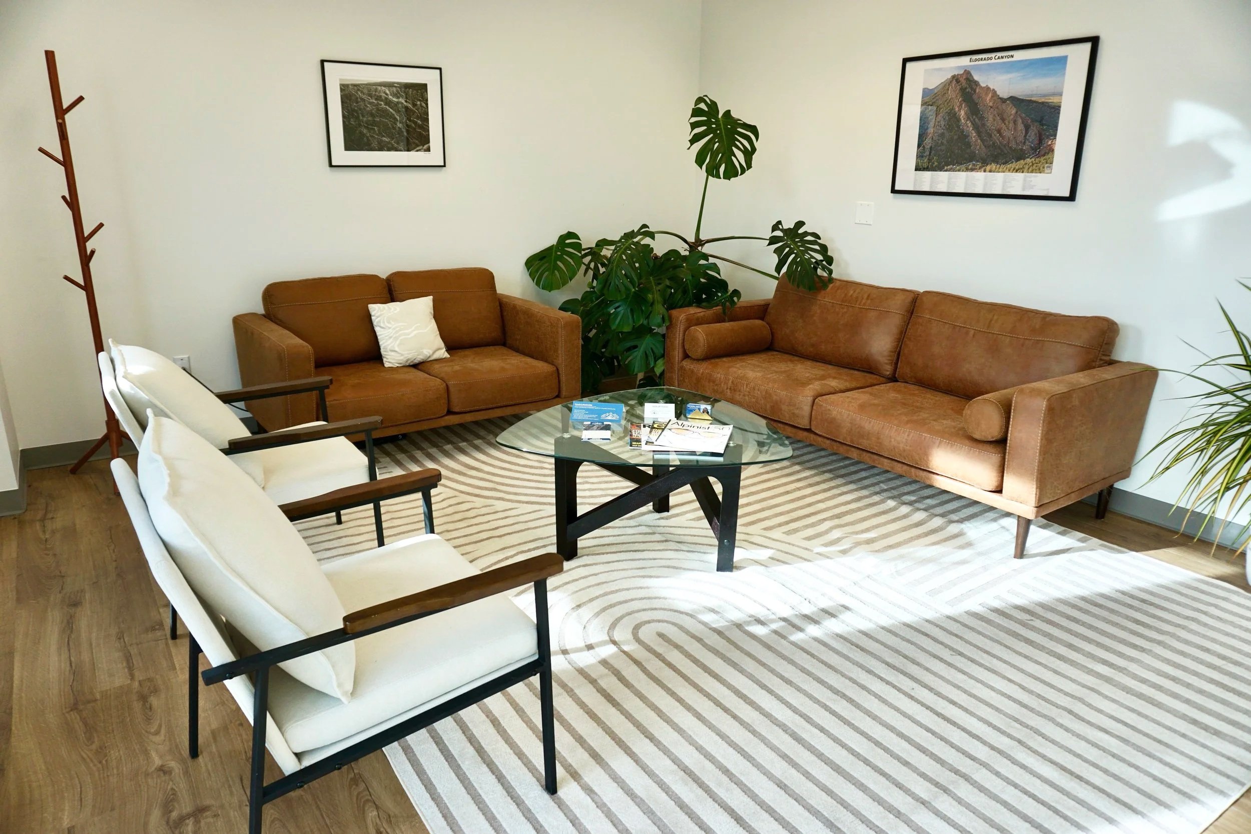 Base Camp Health patient welcome room in Boulder, CO