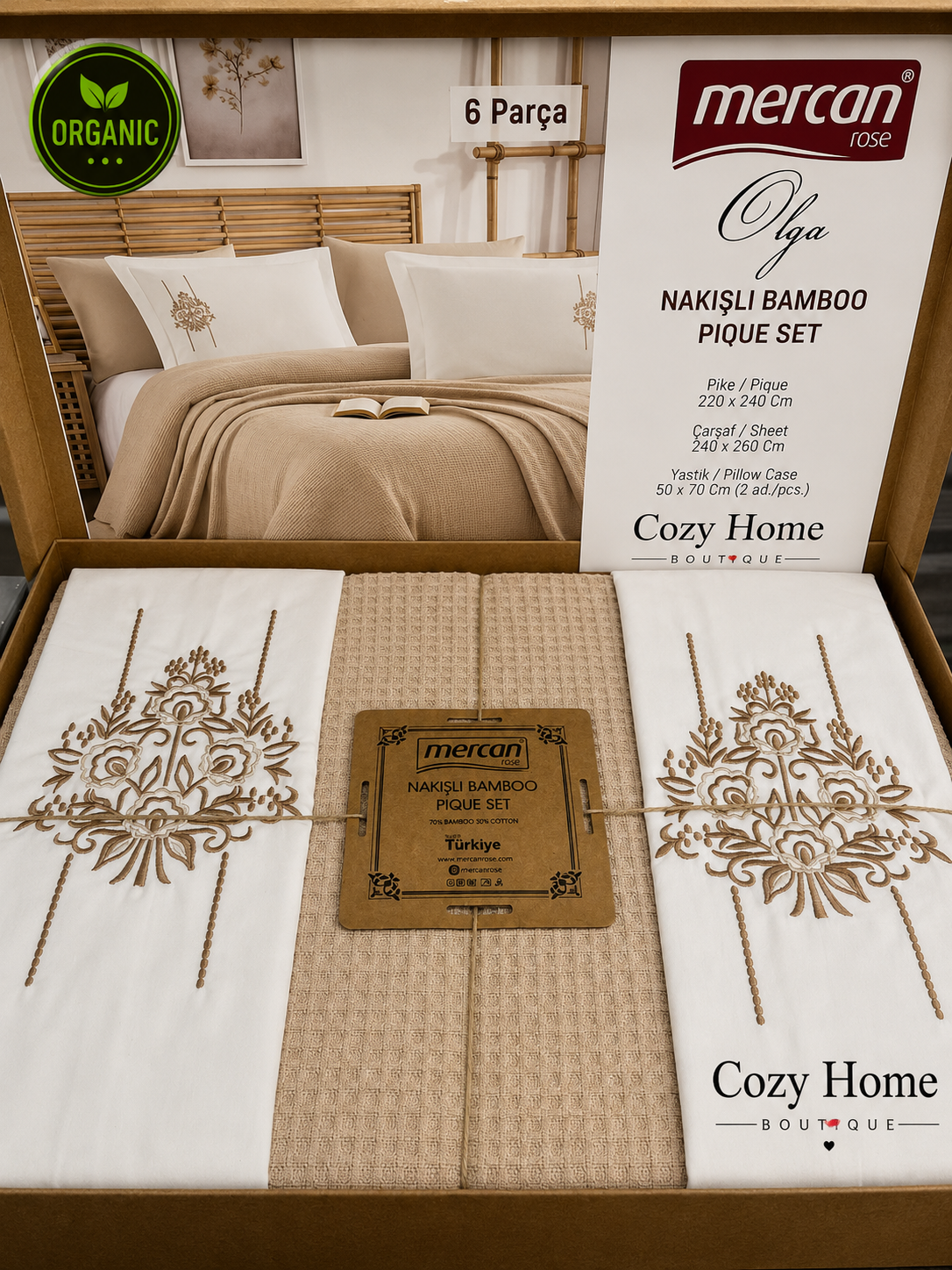 Organic 50% Bamboo 50% Cotton Bedding Sets