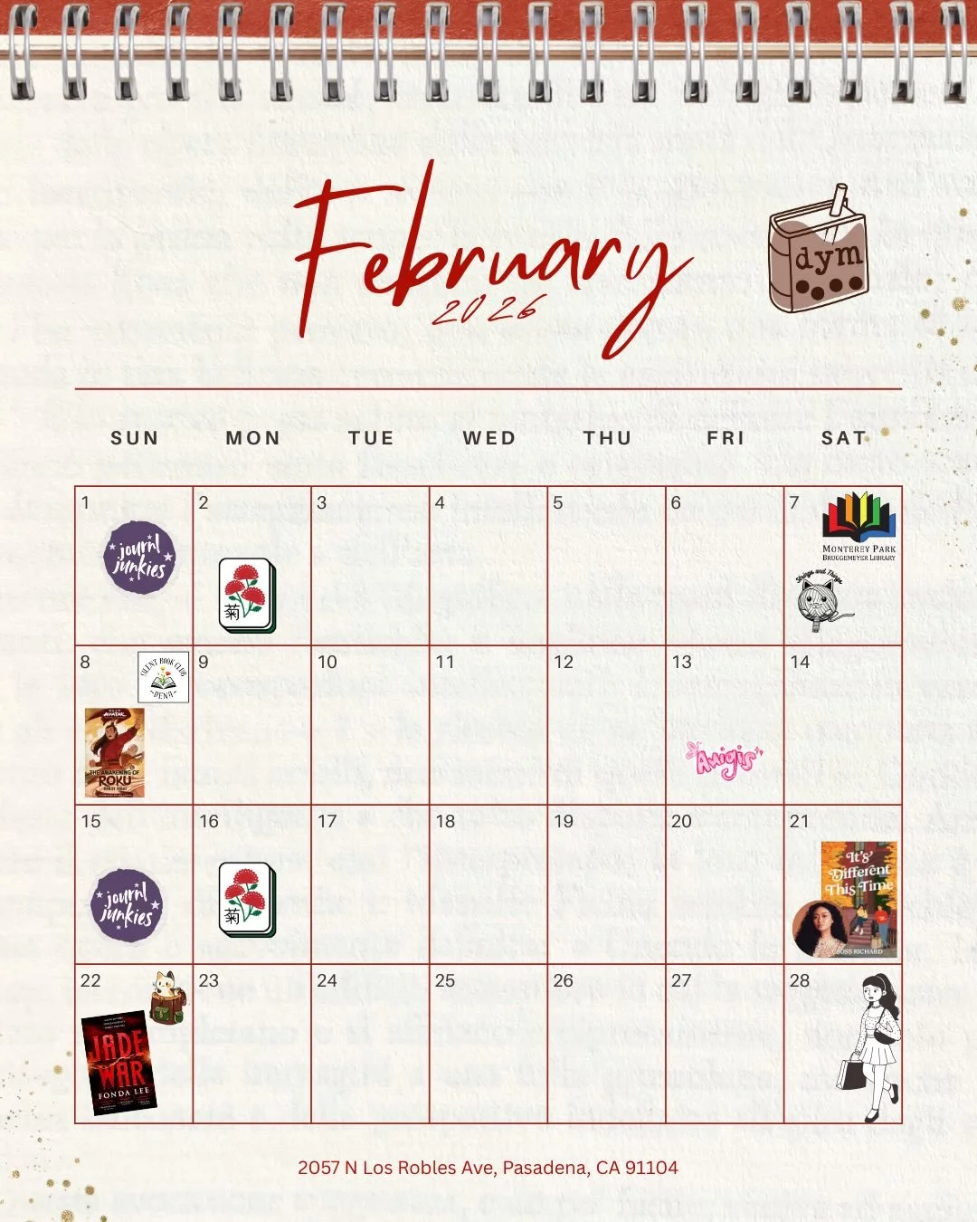 We have a busy February coming up!! 💙 Make sure to RSVP on our eventbrite, link in bio!