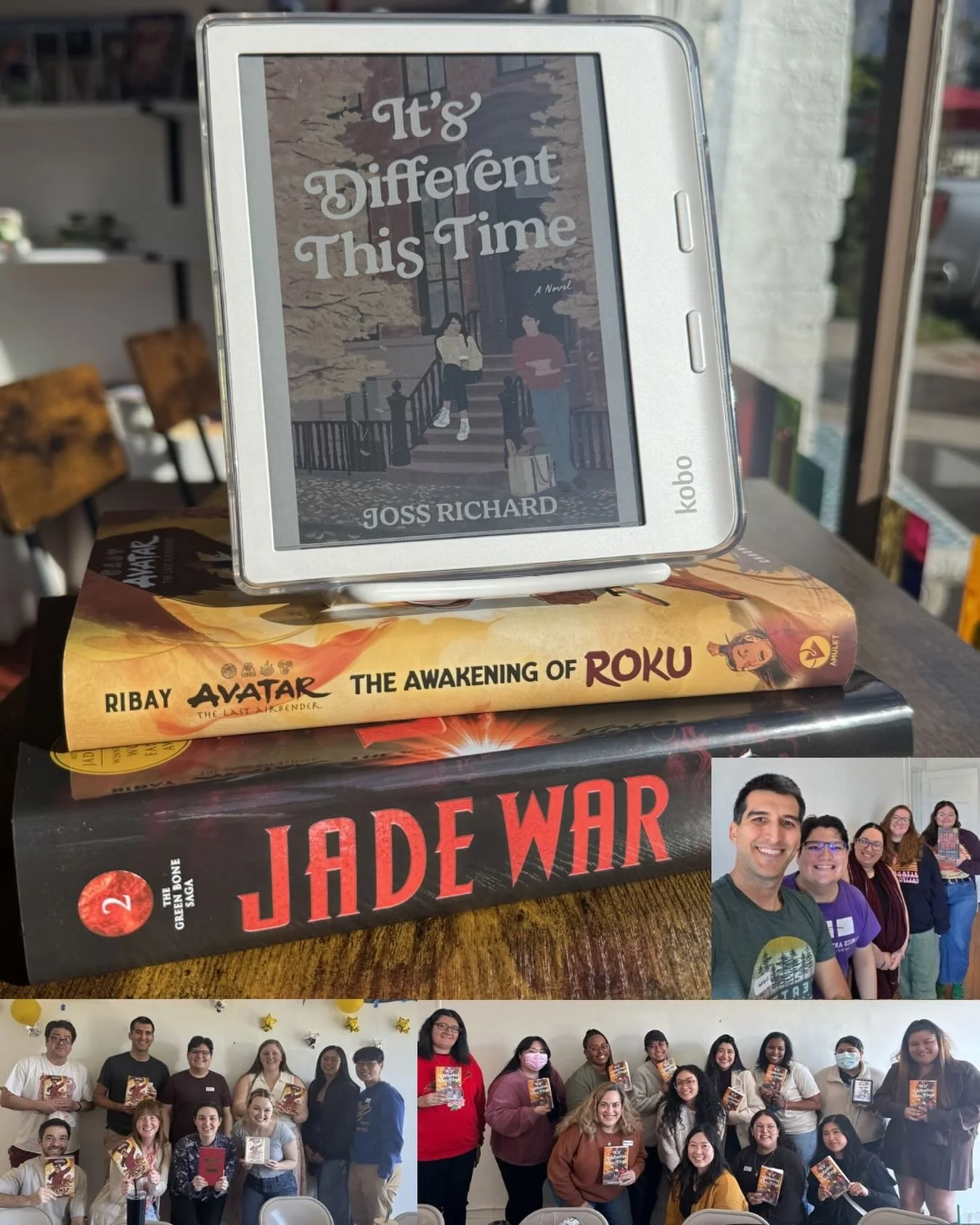 February Book Clubs 💙 thank you so much to everyone who joined! 

Join us for March: 
Solo 📖 Between Two Moons by @aisha_abdelg 
Series 📚 Jade Legacy by @fonda.lee 
Avatar 🌊🪨🔥🍃 City of Echoes by @judyilinauthor 

Info &amp; RSVP on our website