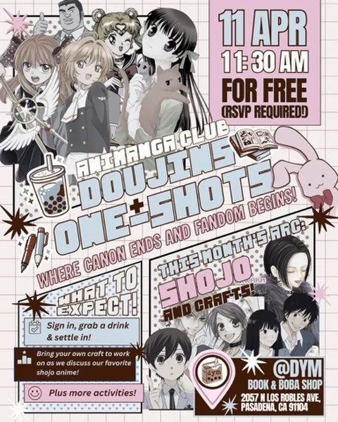 Repost cause there was a typo 😅

There's a few spaces left! Rsvp thru our eventbrite 🌸