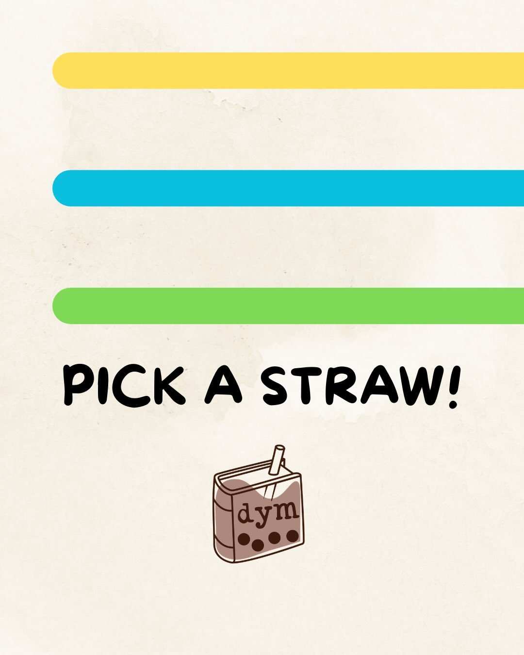 Choose your color!! 🧋