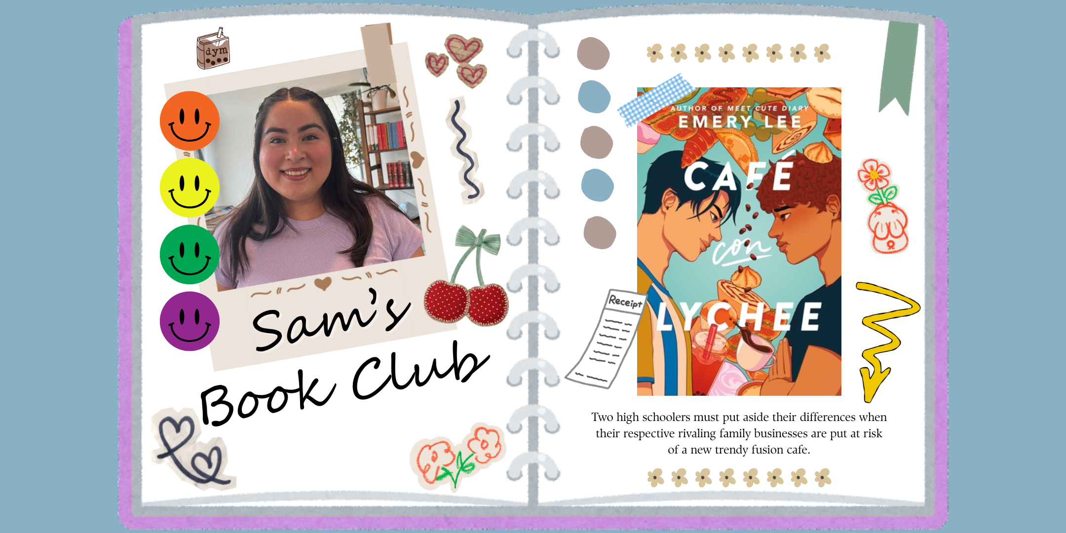 Sam's Book Club: Cafe con Lychee by Emery Lee