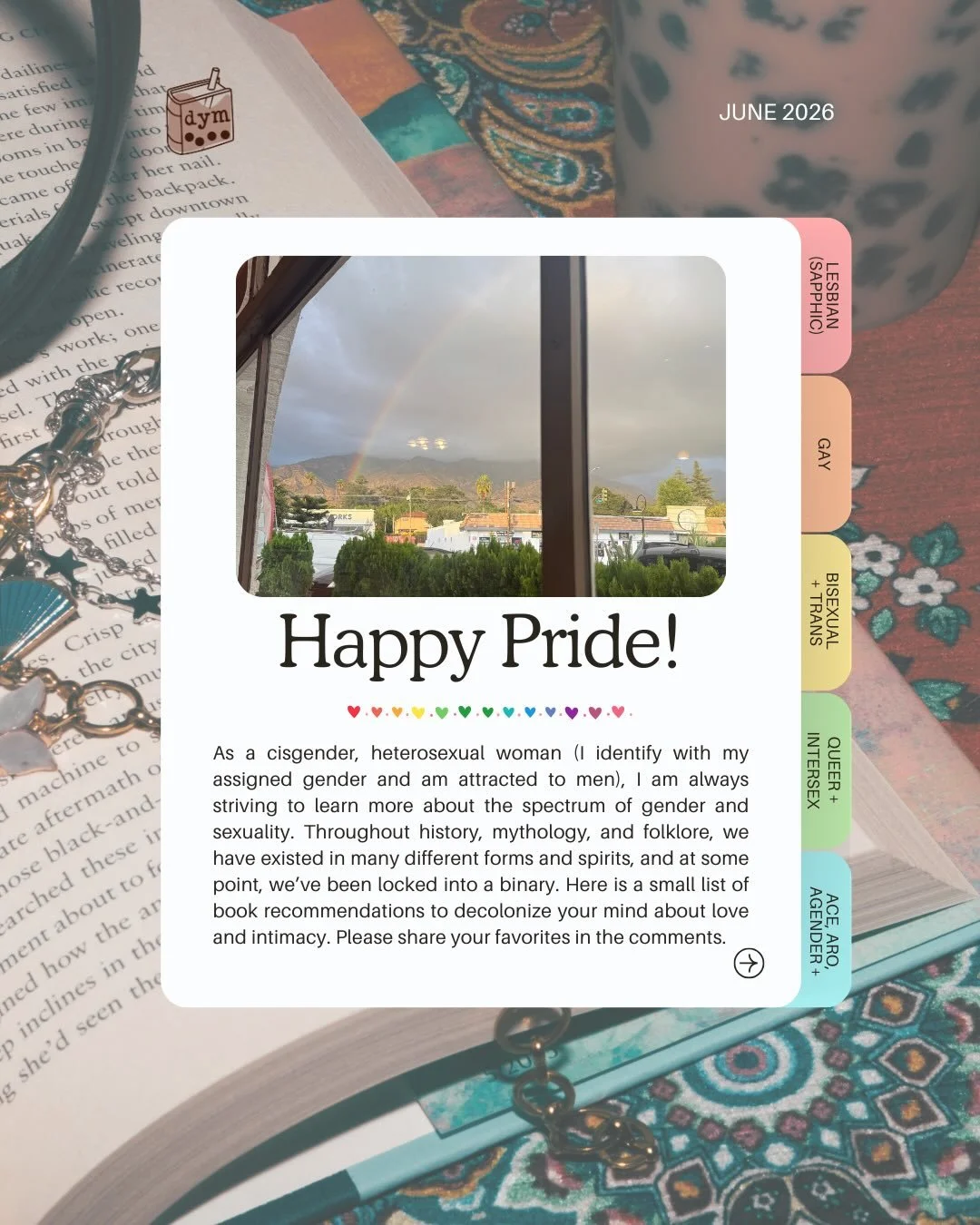 Happy June! 🌈 I don't know it all when it comes to the many layers of what it means to be queer, but I hope and think this list can be a good place to start a journey of understanding. Love is love 💕

Share your recs in the comments!