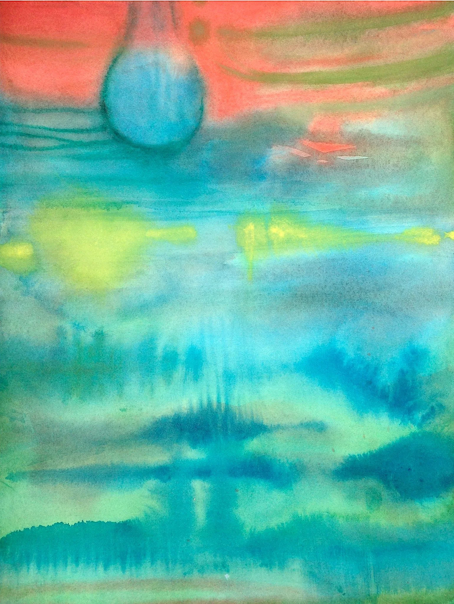  Feuerabend &nbsp;2013, Watercolor on 140 lb HP Arches, 10 x 14 inches