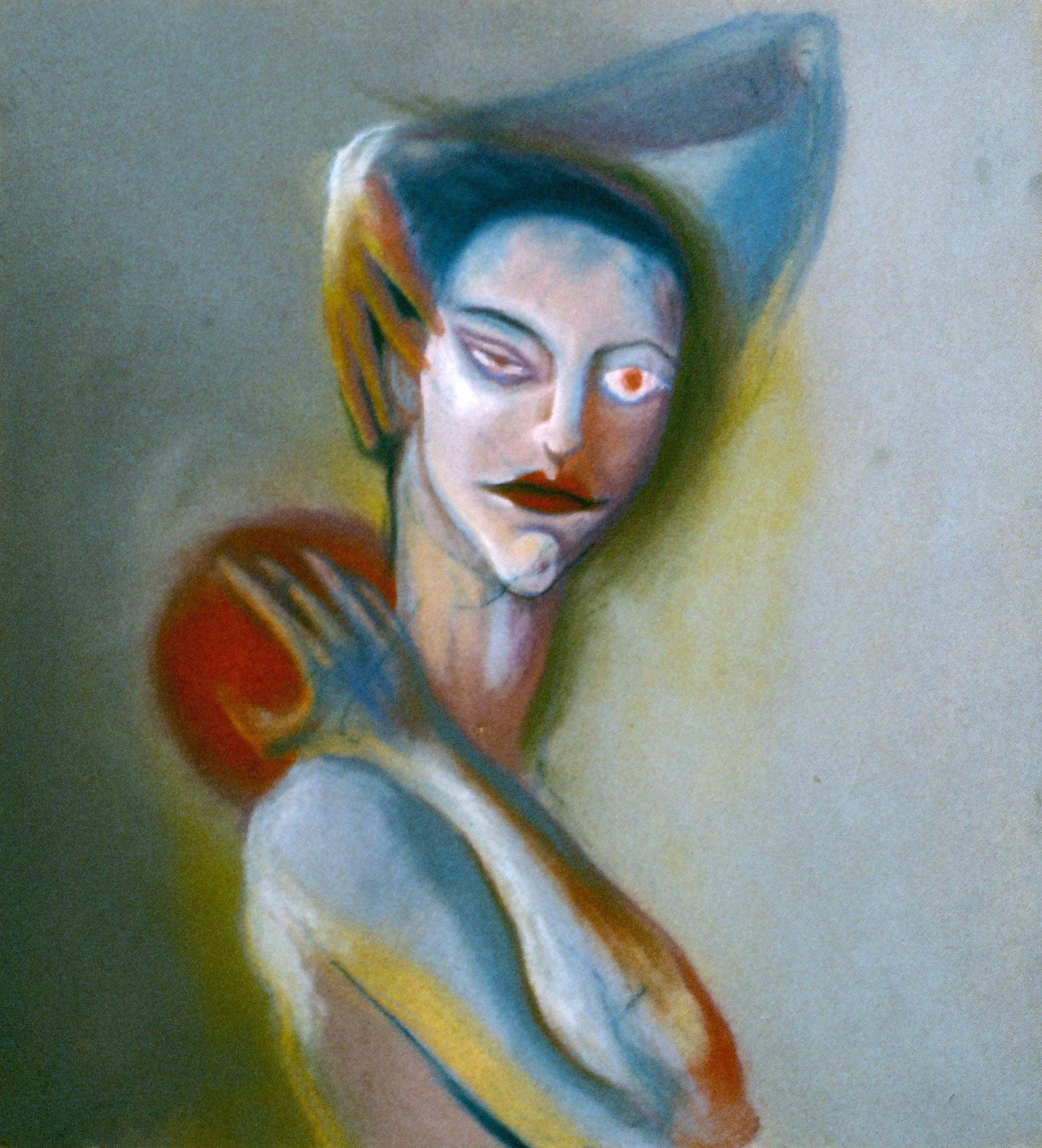  Moonie &nbsp;
1982, Pastel on cotton rag, 12 x 16 inches