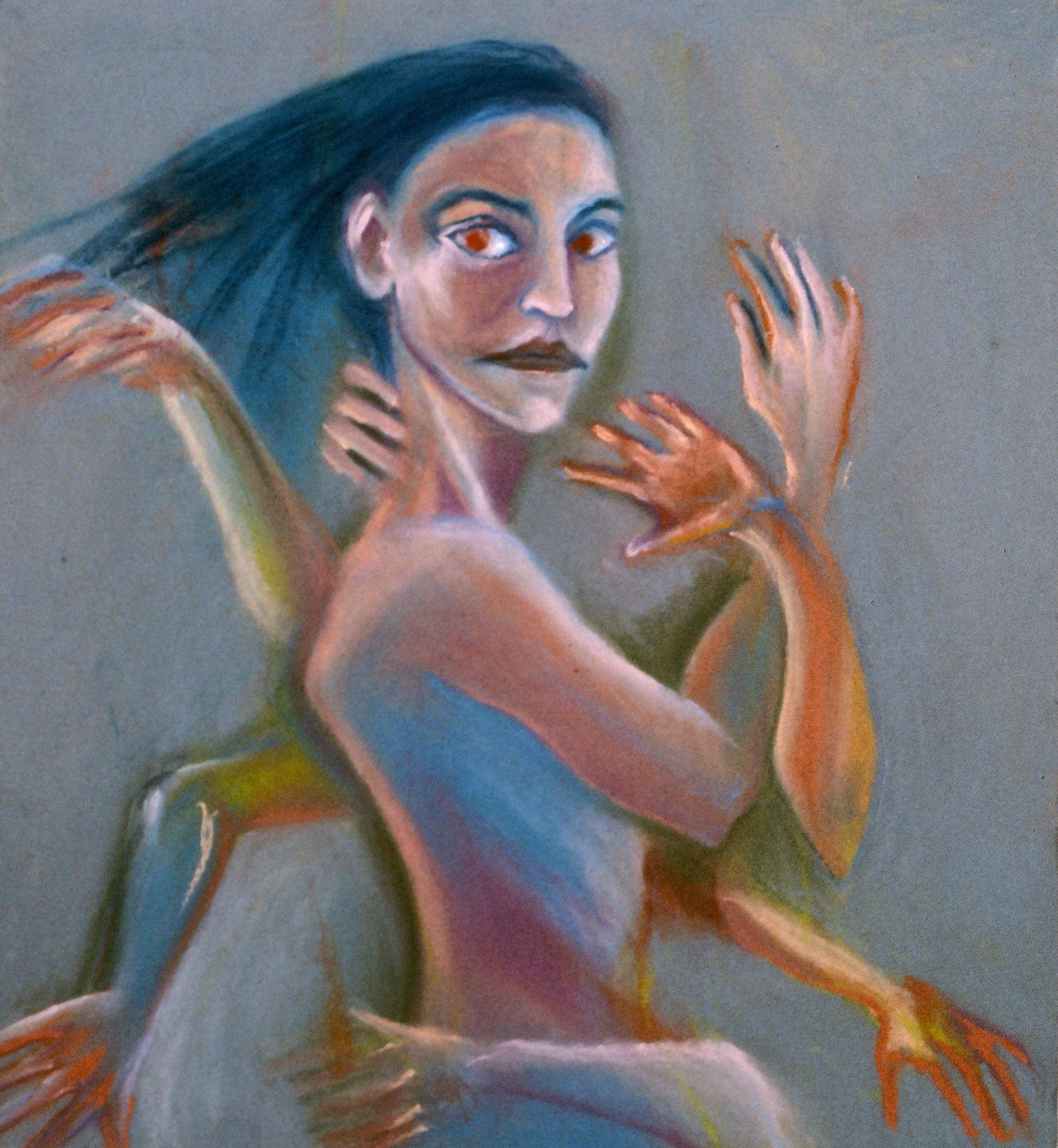  Radioactive Waste &nbsp;
1982, Pastel on cotton rag, 12 x 16 inches