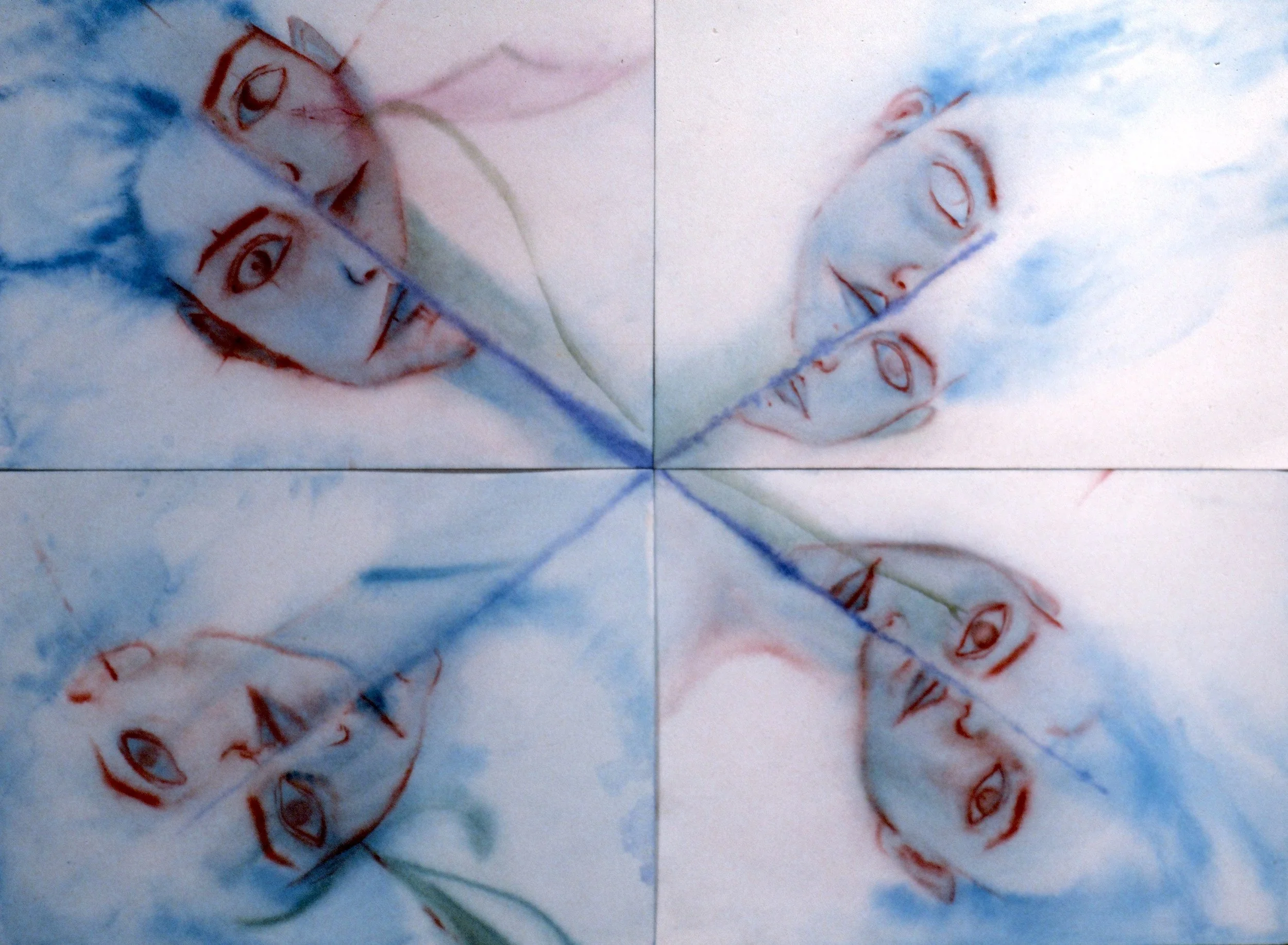  4 Piece &nbsp;1983, 9 1/2 x 12 inches