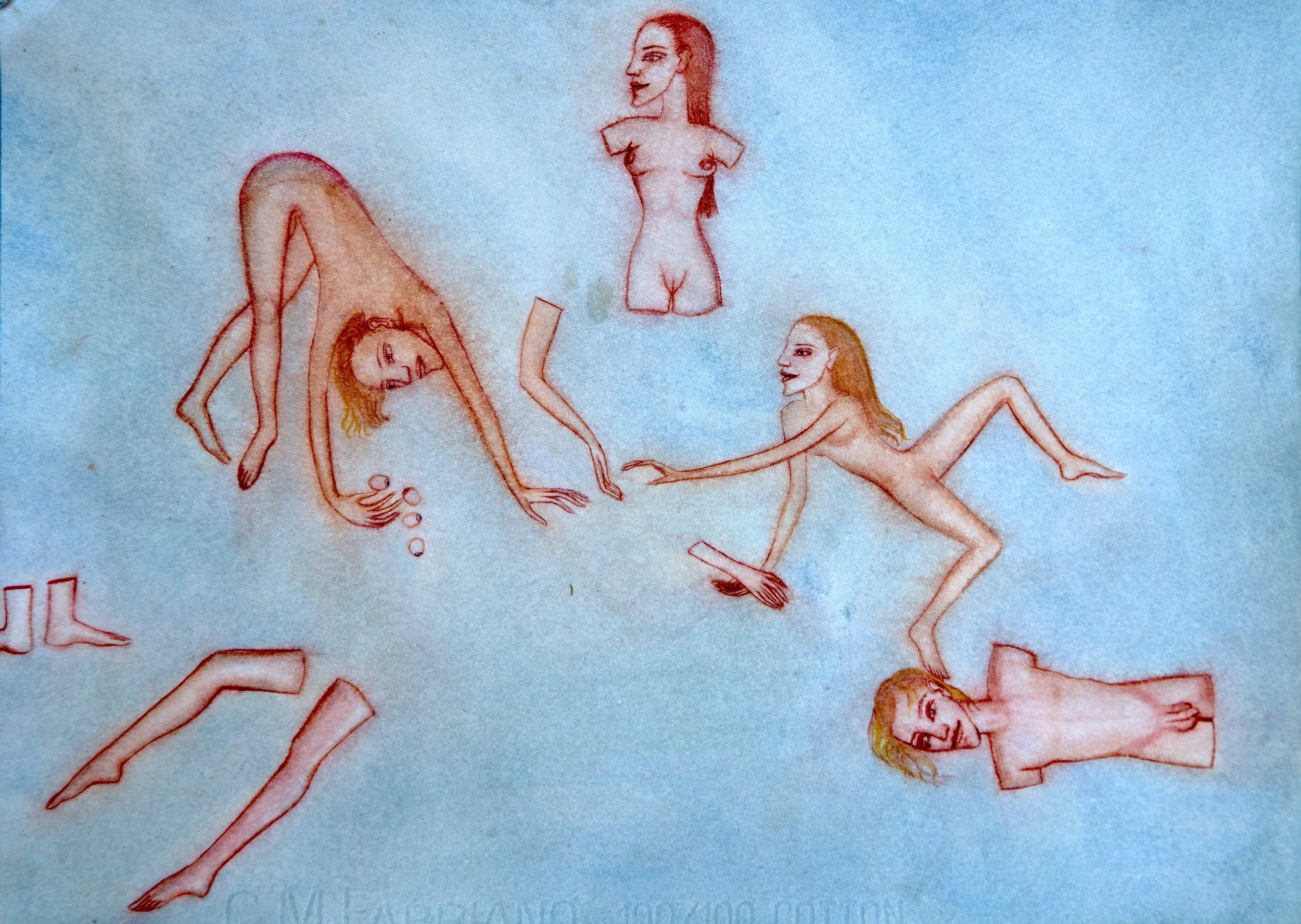  Amputees &nbsp;1990, 14 5/8 x 11 1/8 inches