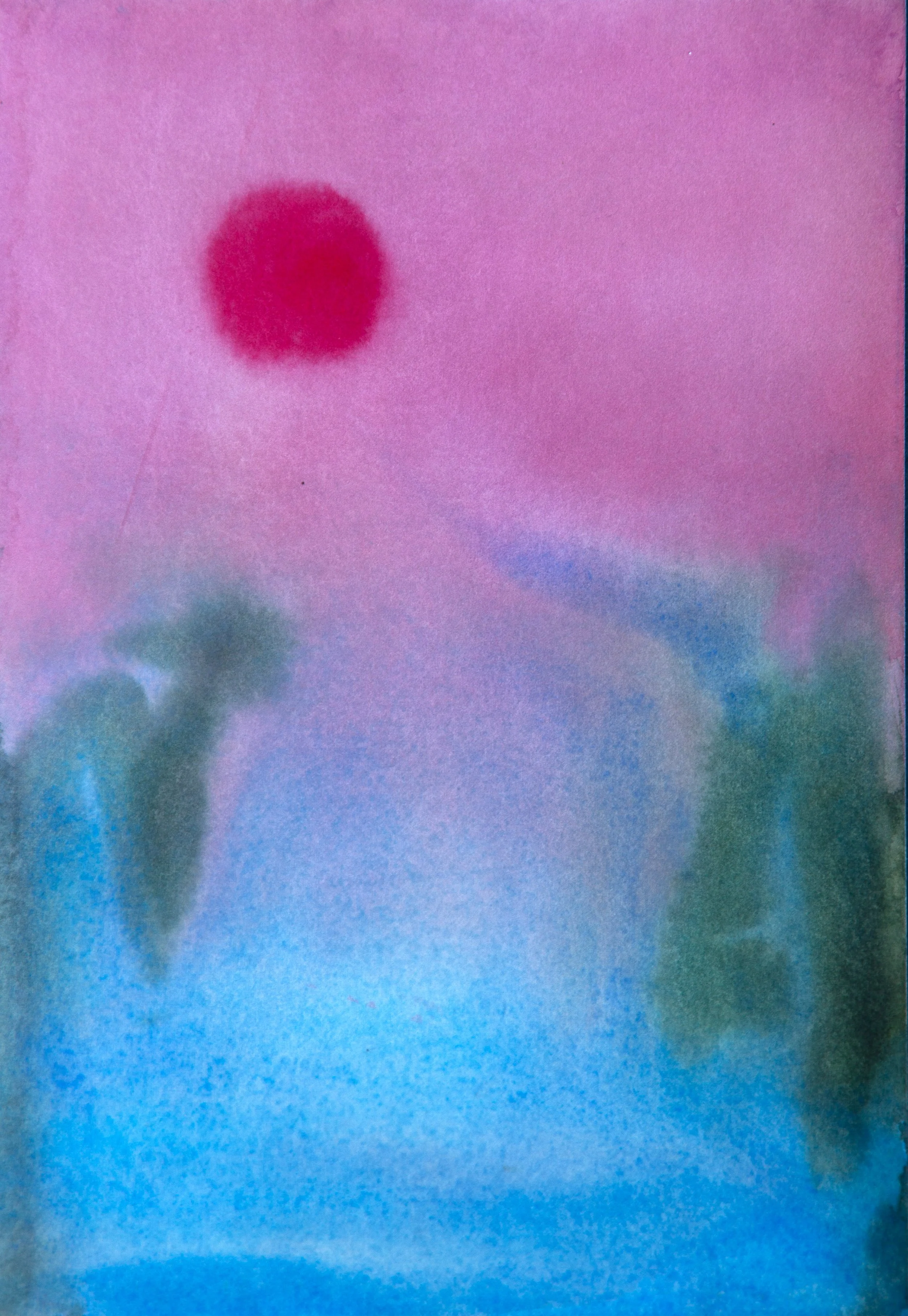  Land of the Midnight Sun &nbsp;
1998, Watercolor on 140 lb HP Arches, 10 x 14 inches