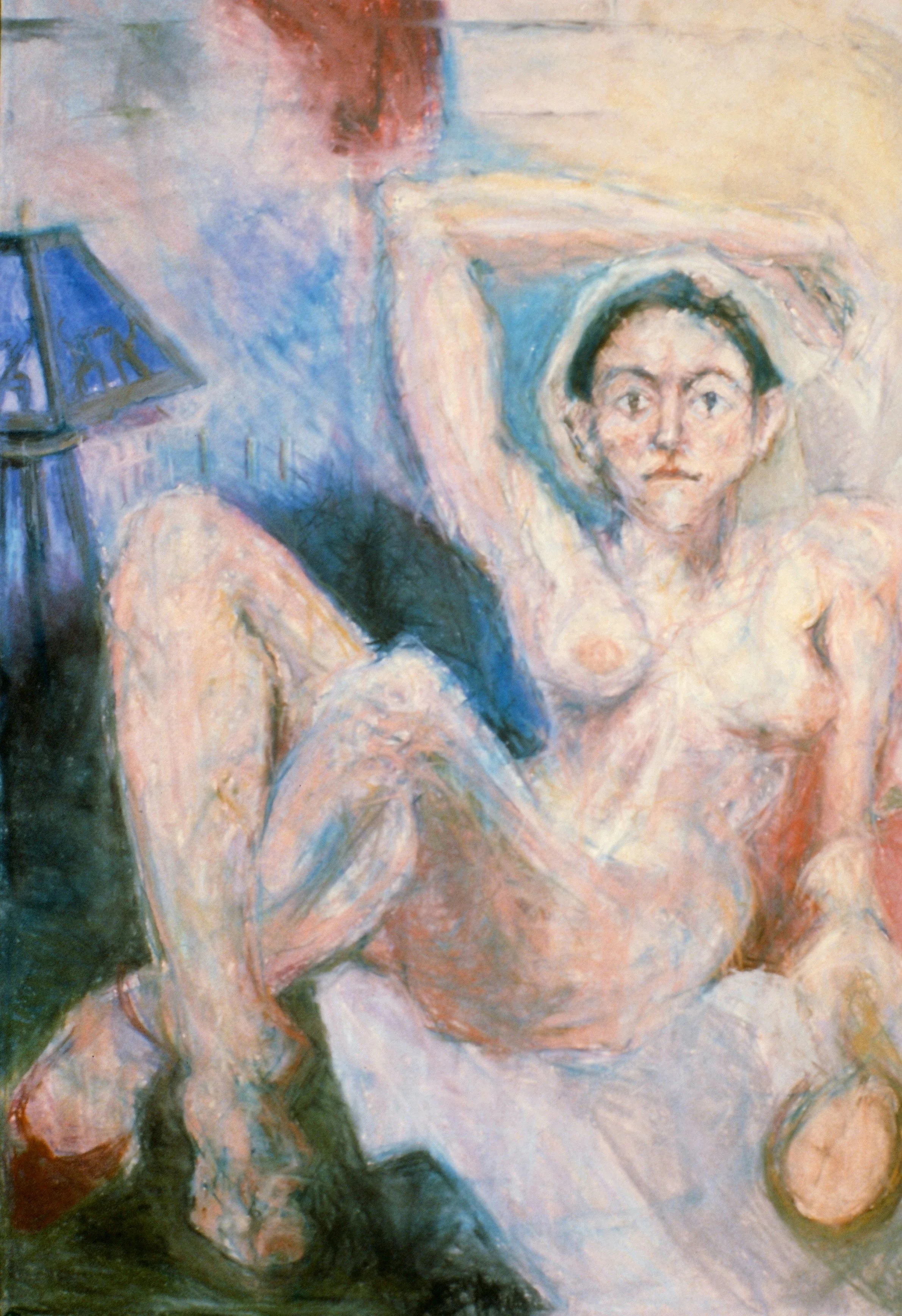  Self Portrait Series #1 &nbsp;
1981, Pastel and gouache on cotton rag, 20 x 30 inches