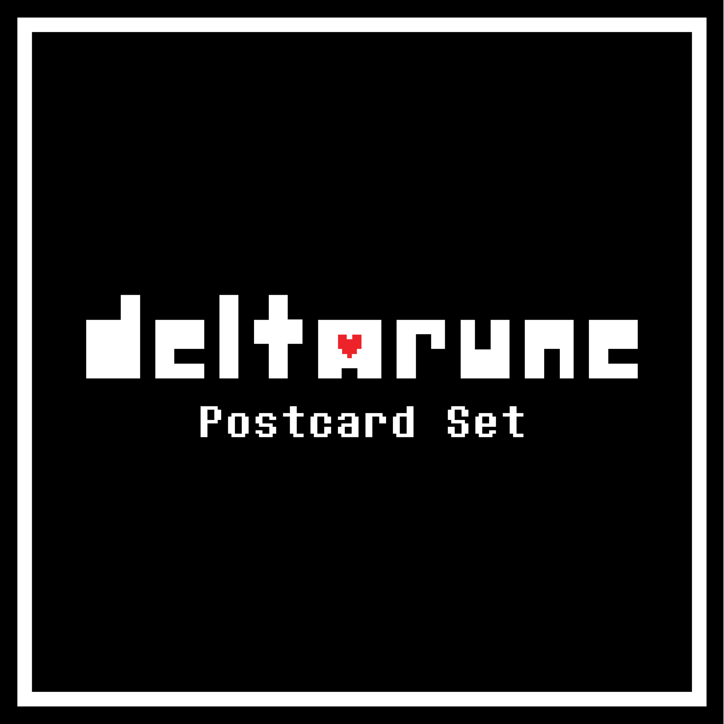 Deltarune Postcard Set