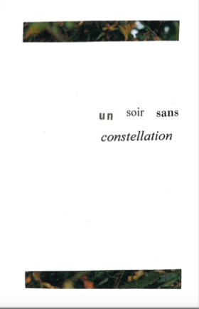 zine 03 - un soir sans constellation