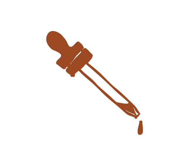 Teintures alcooliques de plantes fraîches et de plantes sèches.