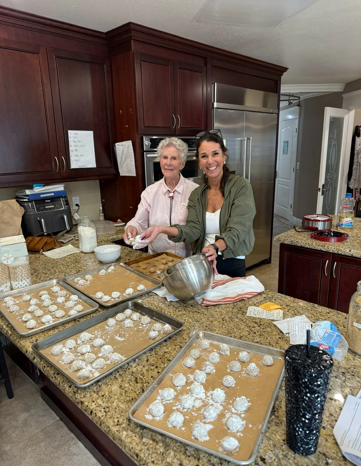 Baking together for Mental Enrichment for the Elderly