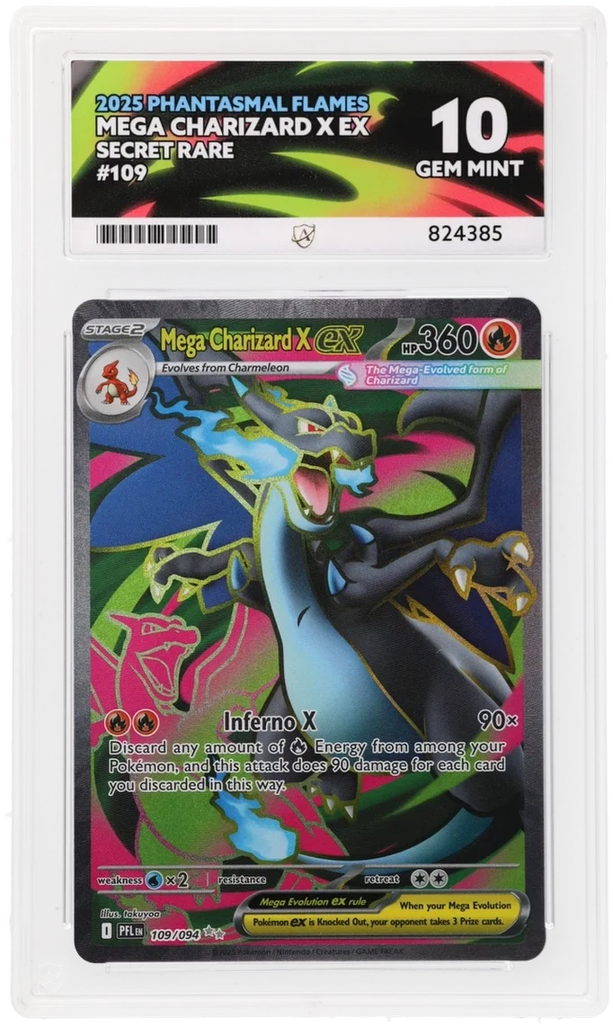Mega Charizard X ex - Secret Rare