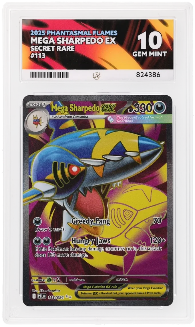 Mega Sharpedo ex - Secret Rare