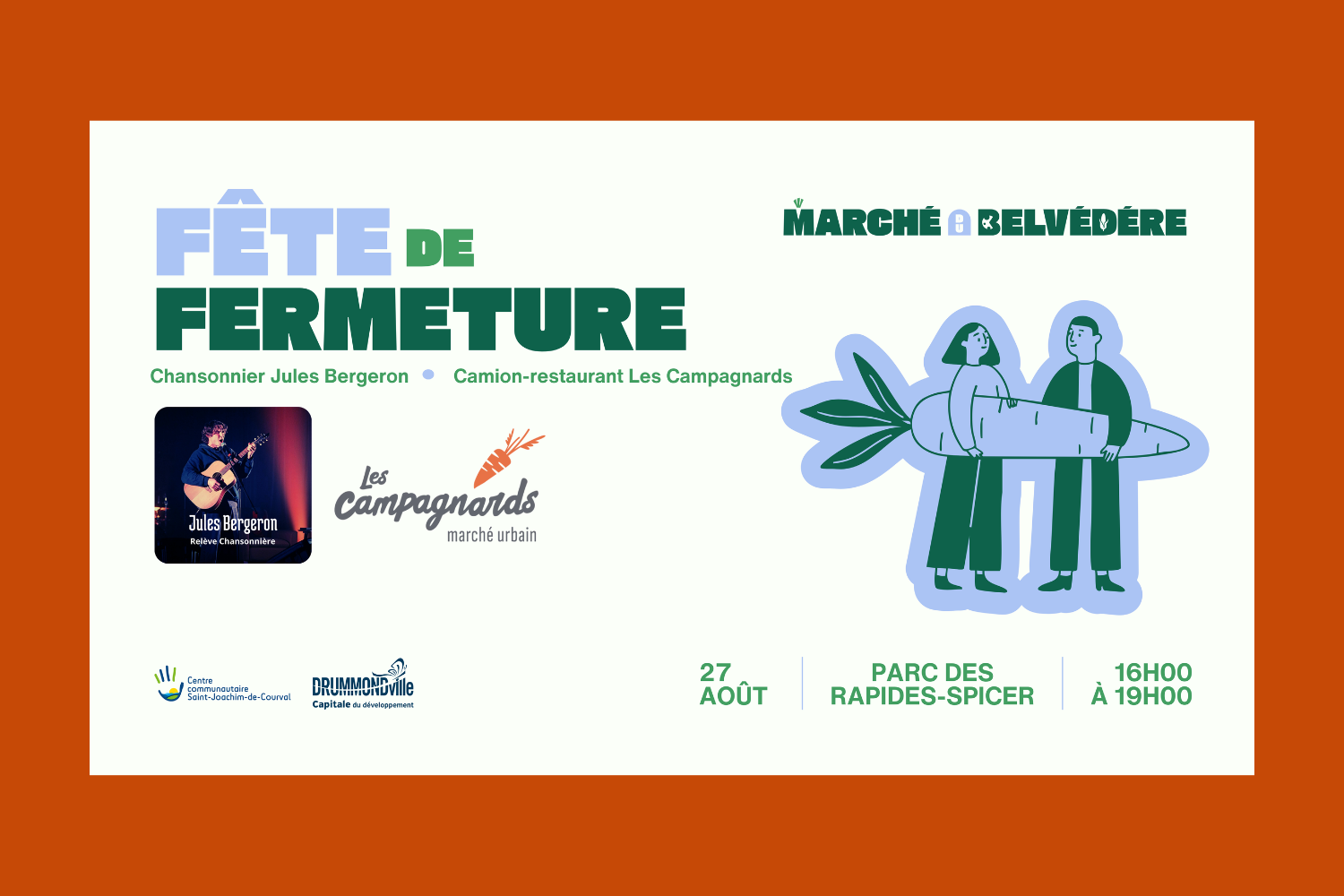 Fête de fermeture : Marché du belvédère