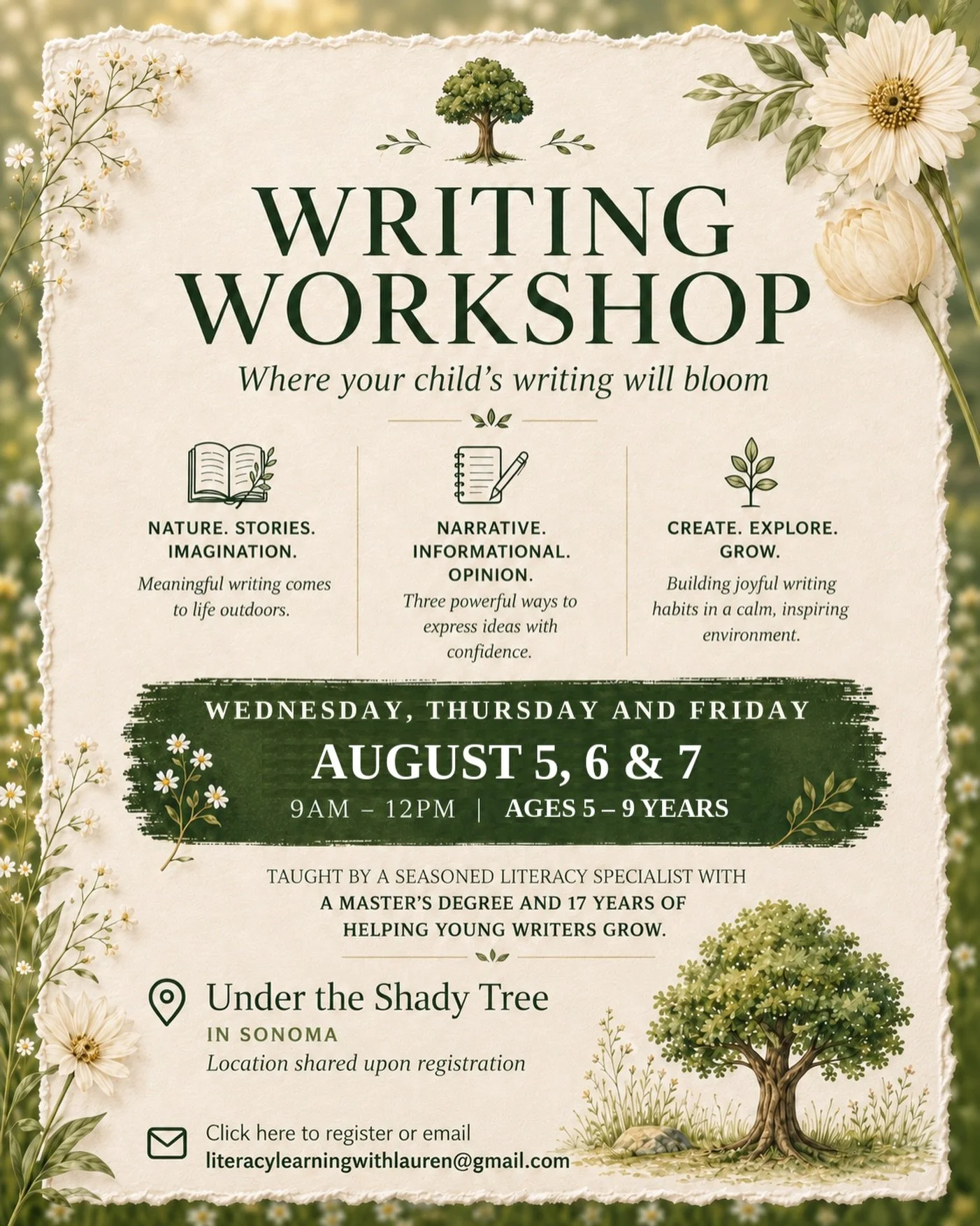 Our first ever August sessions are now available 📖 

Comment WRITE if you want more information. I&rsquo;m happy to schedule a call 📝