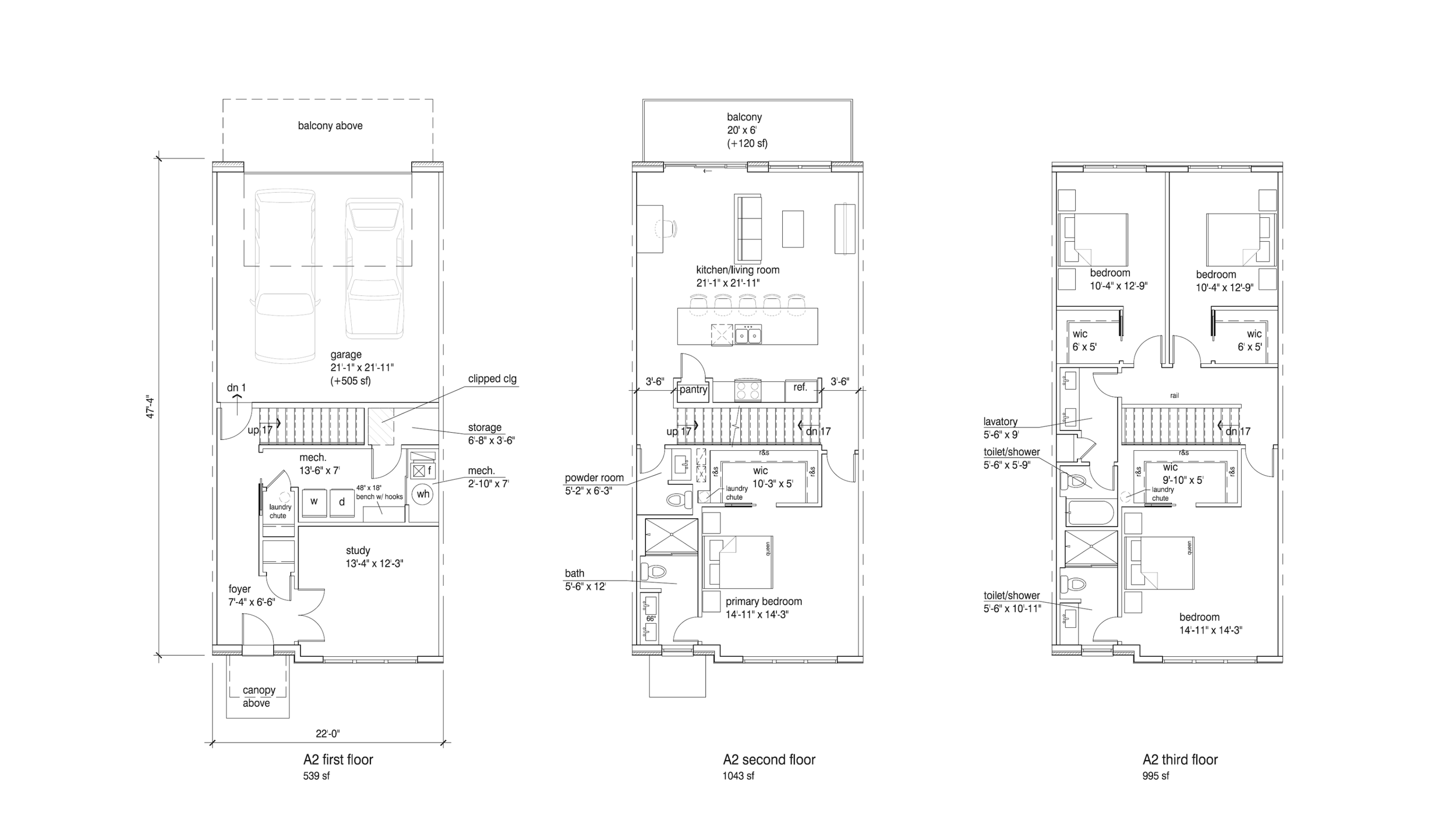 A2 Floor Plans