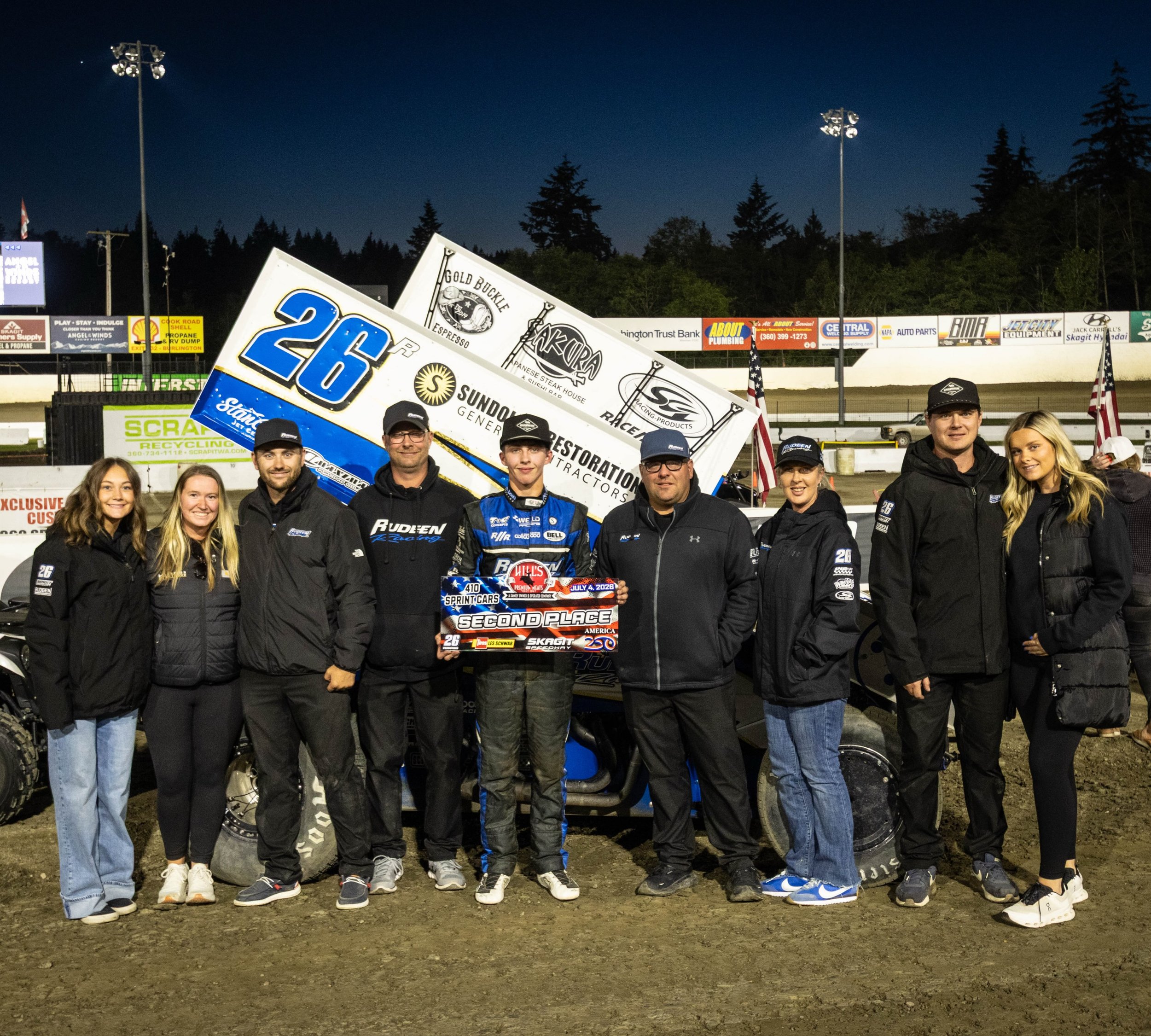 2nd on Saturday with the 410! Really solid night and tried some new things. Super cool to see all the fans and @skagitspeedway absolutely packed! Thank you to all the sponsors and supporters that make this possible! Back at Skagit this weekend with t