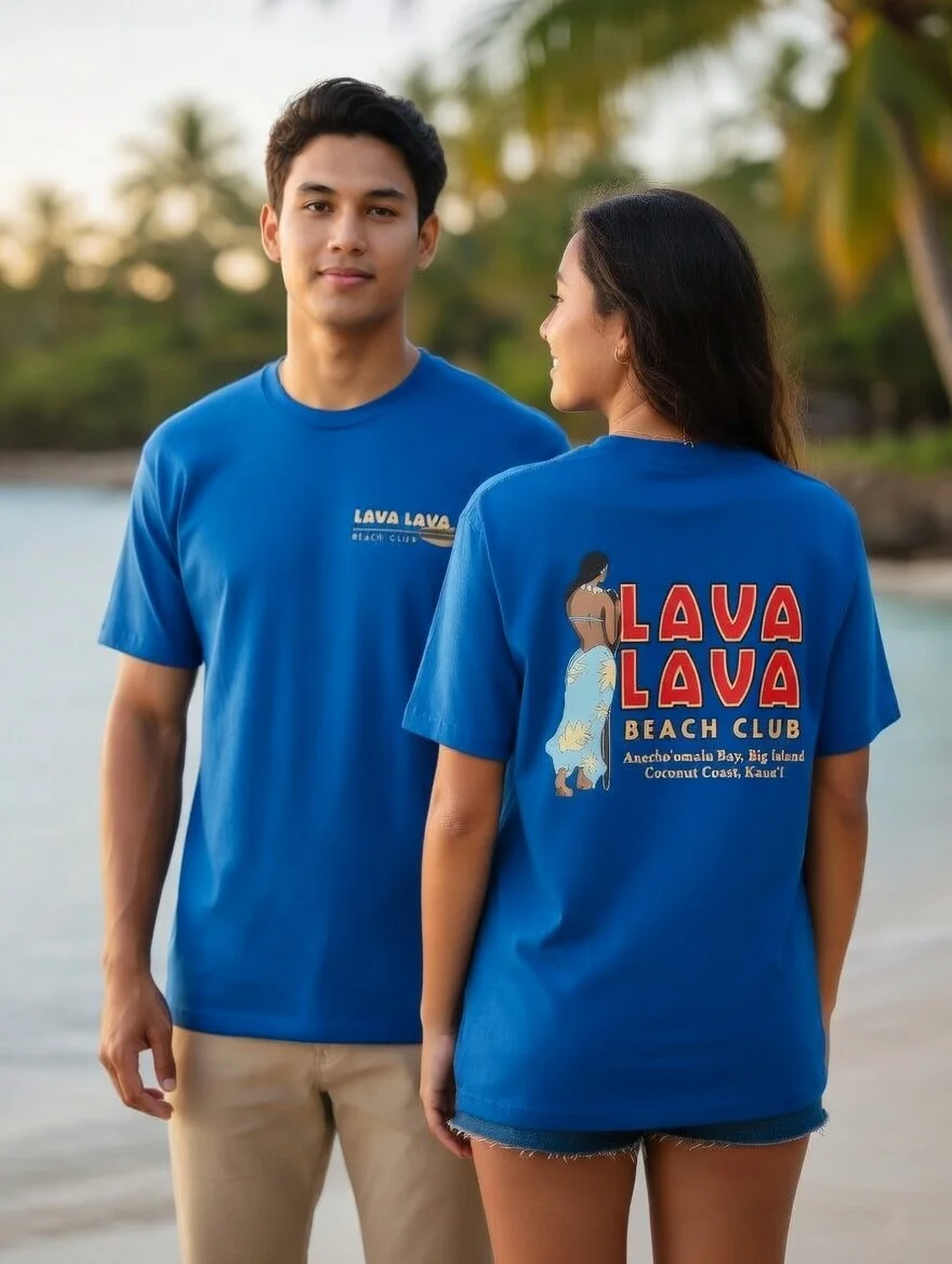 Heather True Royal Wahine Tee