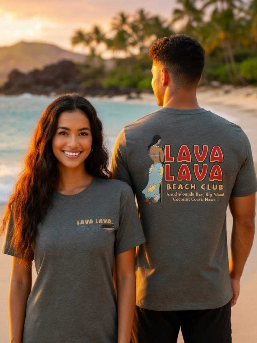 Deep Heather Wahine Tee