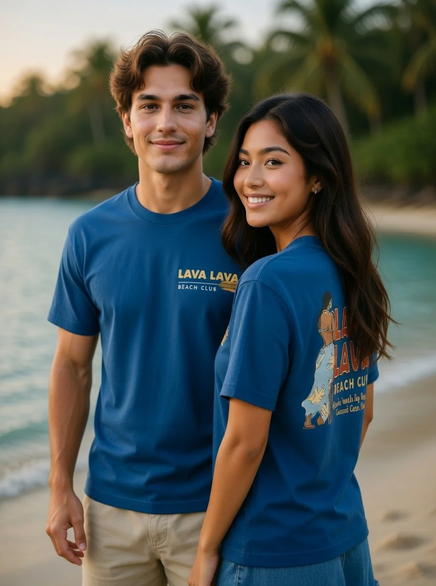 Heather True Royal Wahine Tee
