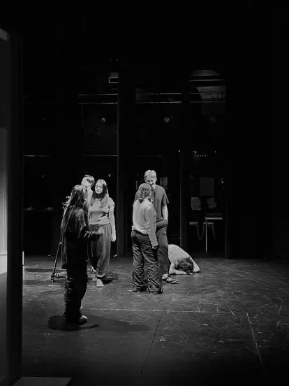 Rehearsal for Oresteia by Robert Ike Directed by Leslie Baker - 2025