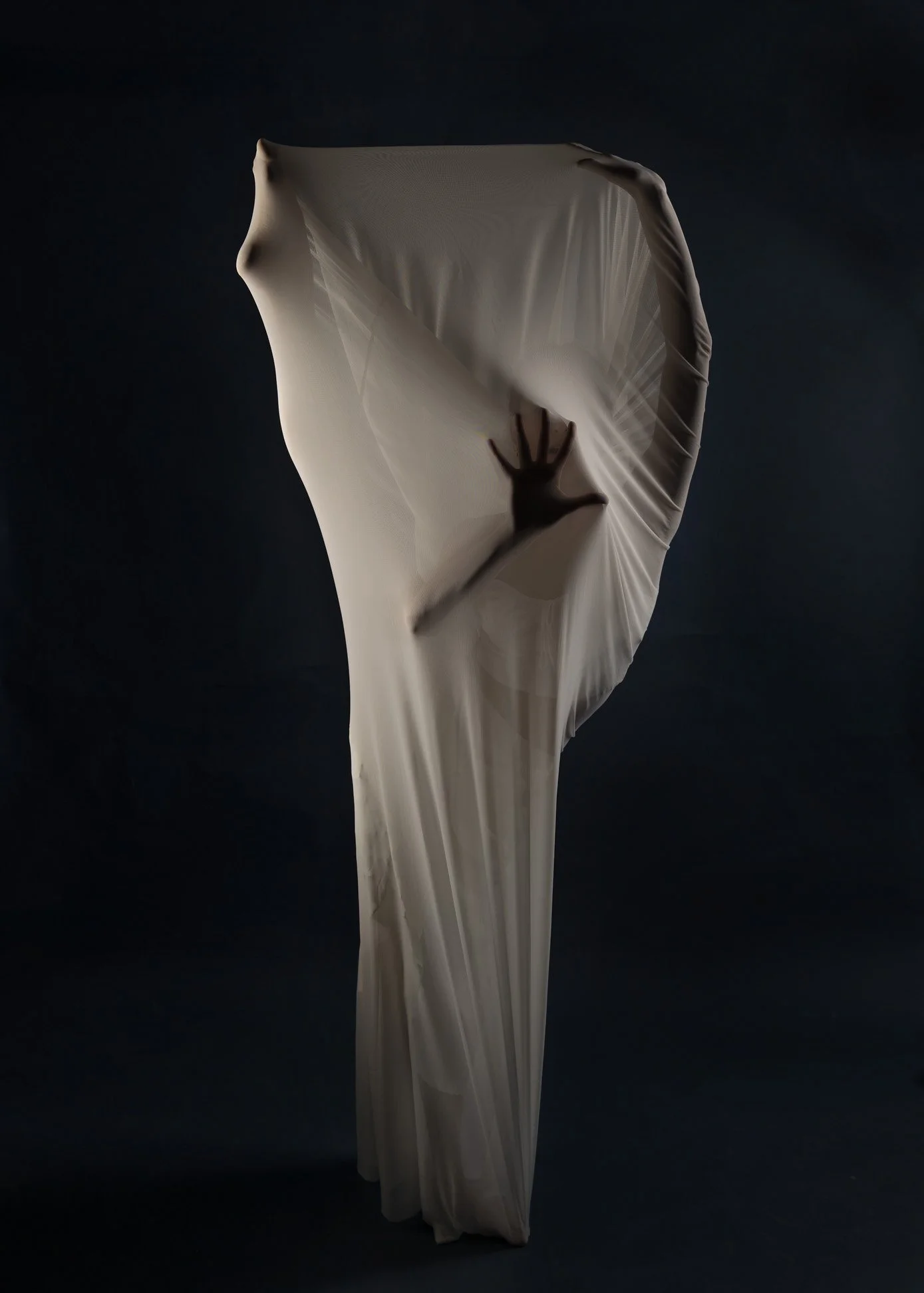 dancer in fabric
