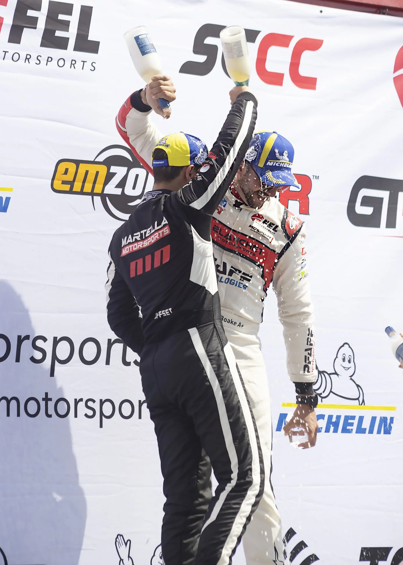 podium photograph taken at Canadian tire motorsport track