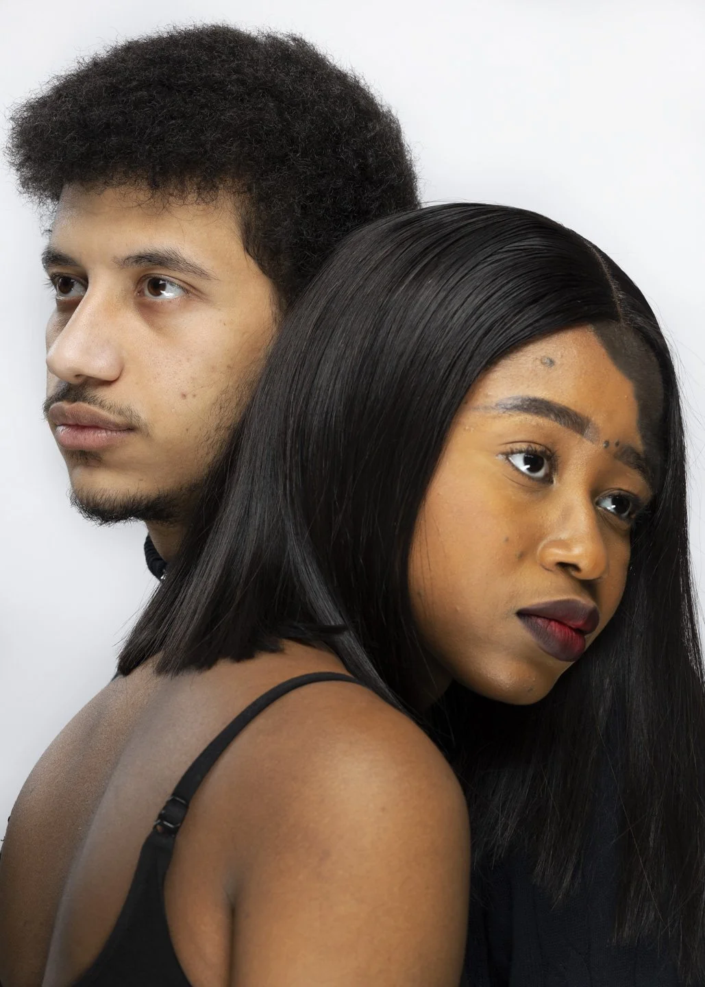 editorial photograph with two models