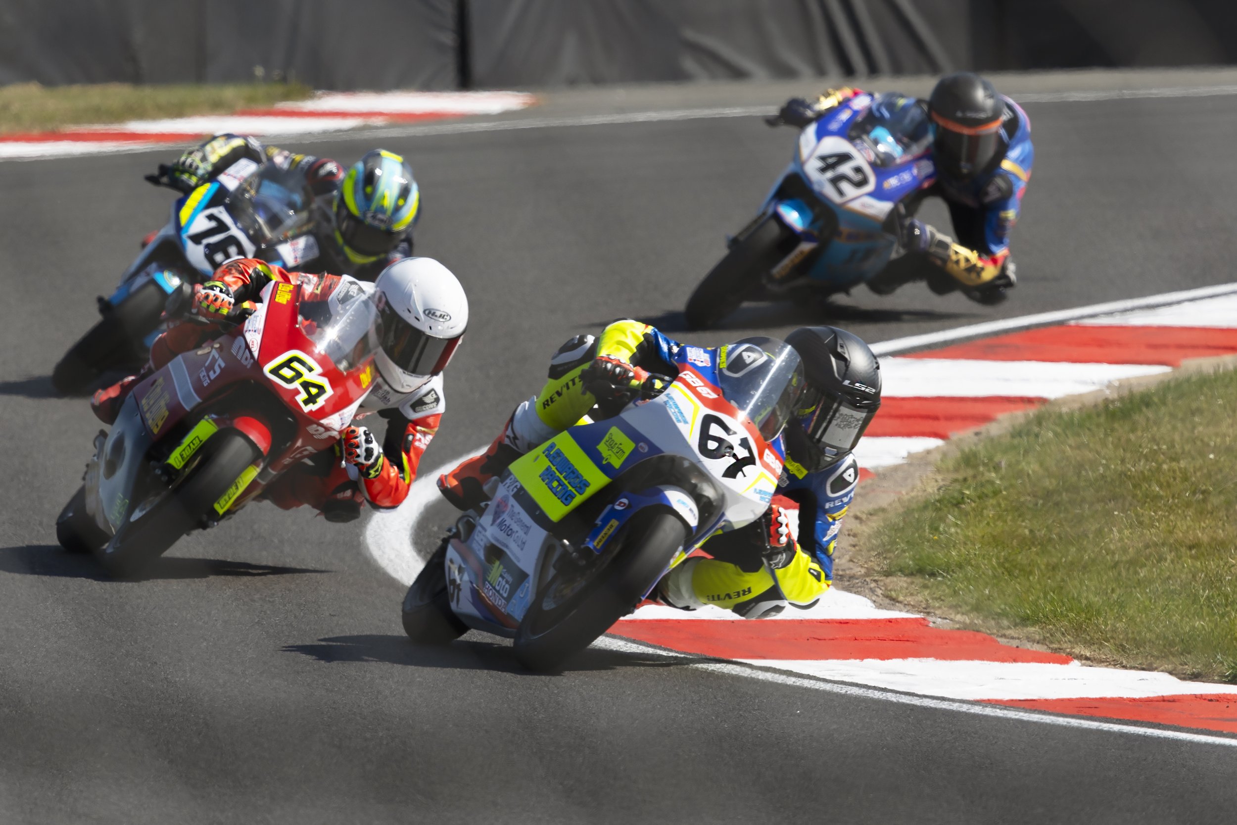 moto gp motorsport photograph taken at Donnington race track in the UK