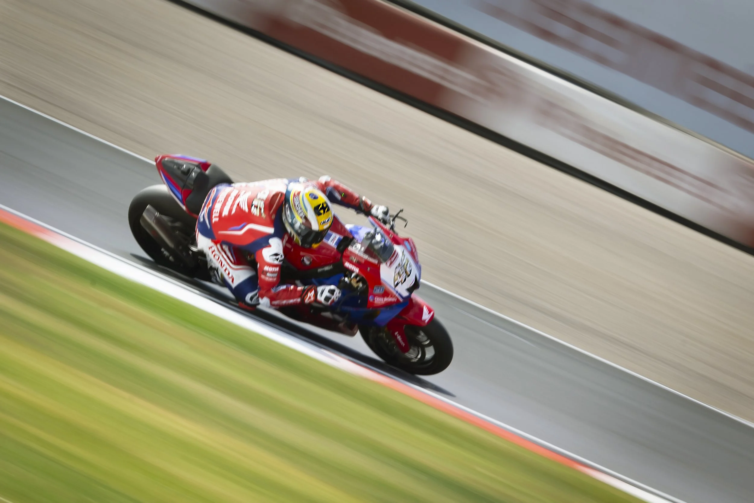 moto gp motorsports photograph at Donnington track in the UK