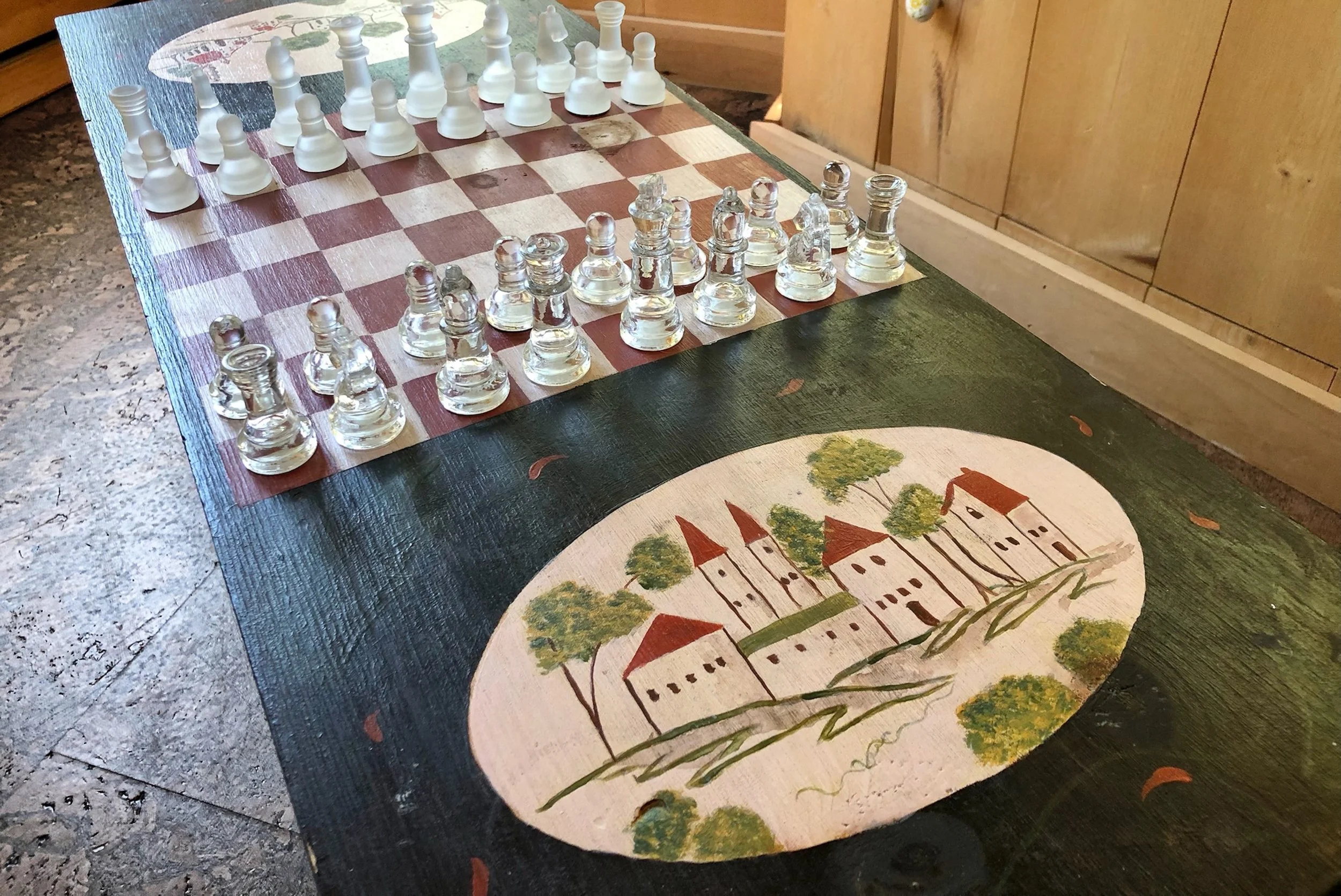 Our game offerings include a basket of vintage board games for adults, as well as a basket of toys, games and puzzles for children. 