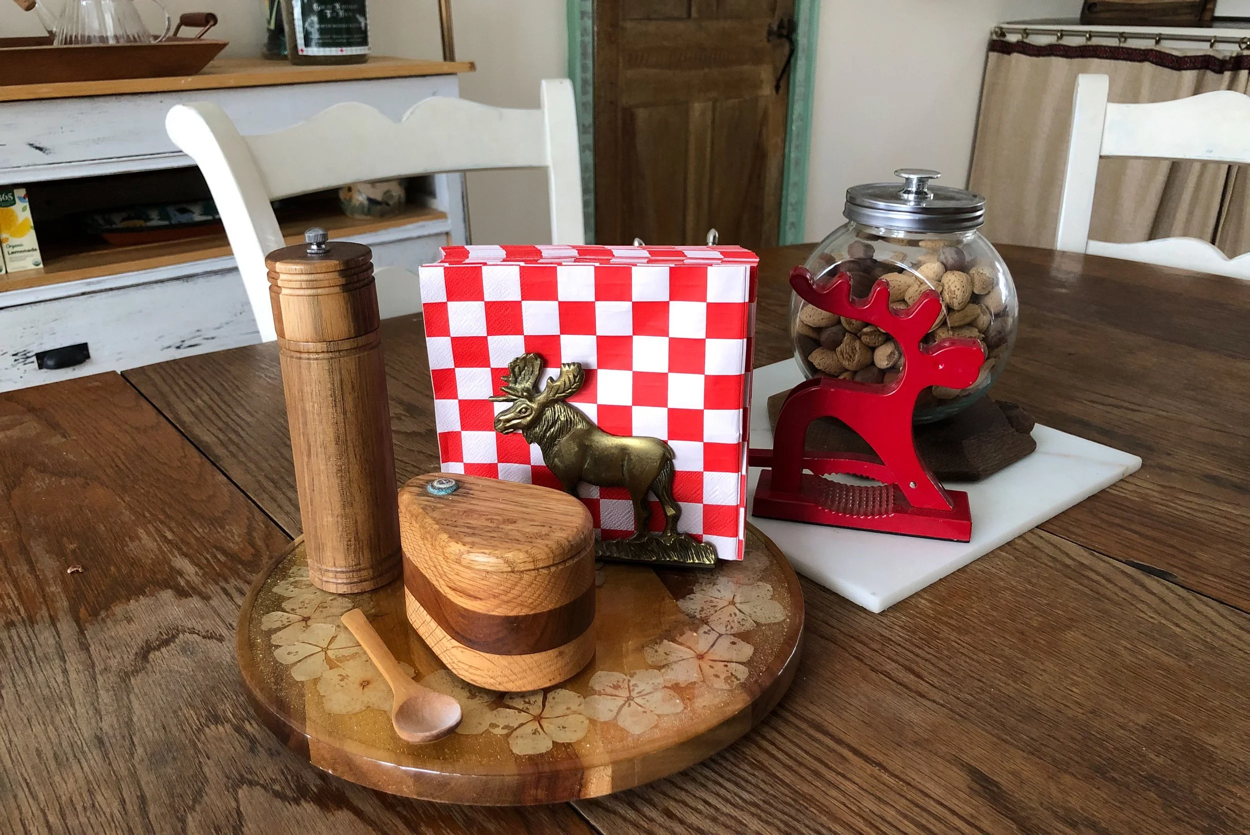 Dining at the Tea Haus is a bit like an indoor picnic! 