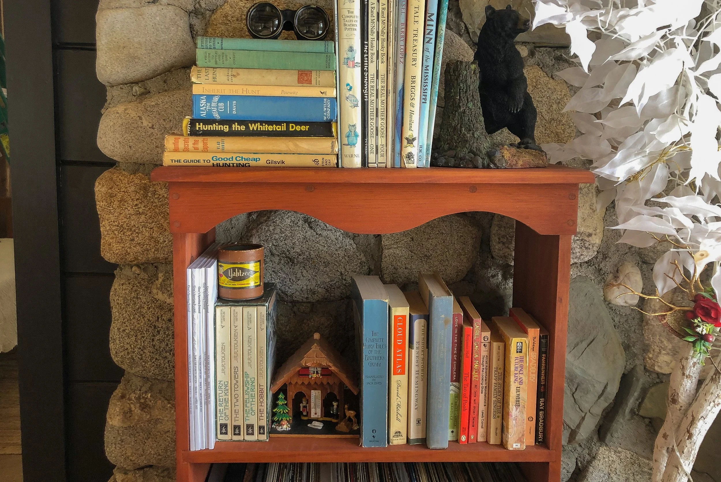 Our library spans interests from hunting to interior design, storybooks to autobiographies.