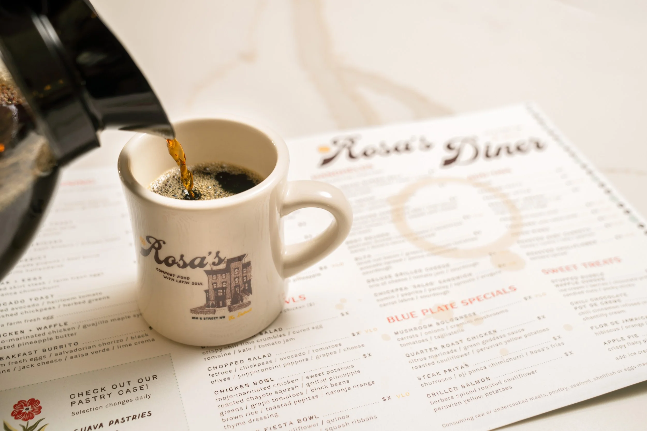 Rosa's Diner | All Day Latin American Modern Diner | Washington DC
