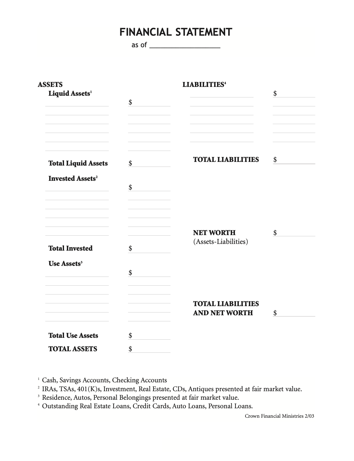 Financial Statement