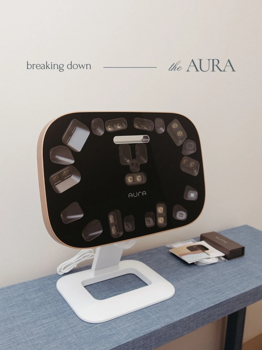 Introducing Aura &mdash; our advanced skin analysis system designed to elevate your skincare experience.

Prior to each appointment, we utilize Aura to gently and precisely assess your skin. This allows us to better understand your current skin healt