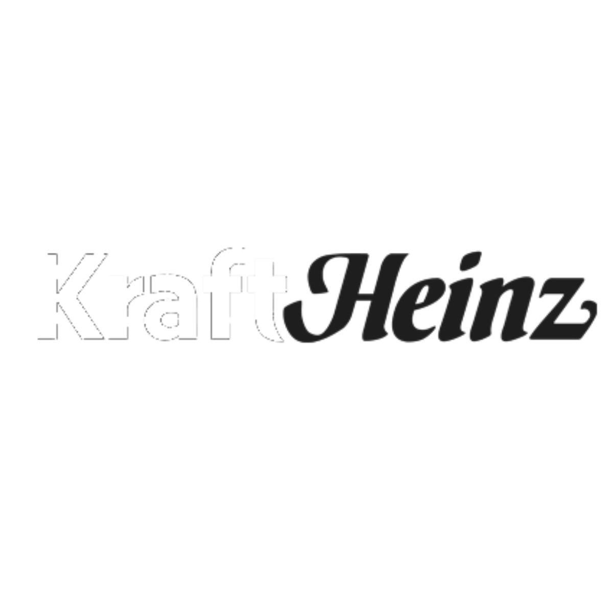 Whtie Kraft Heinz logo
